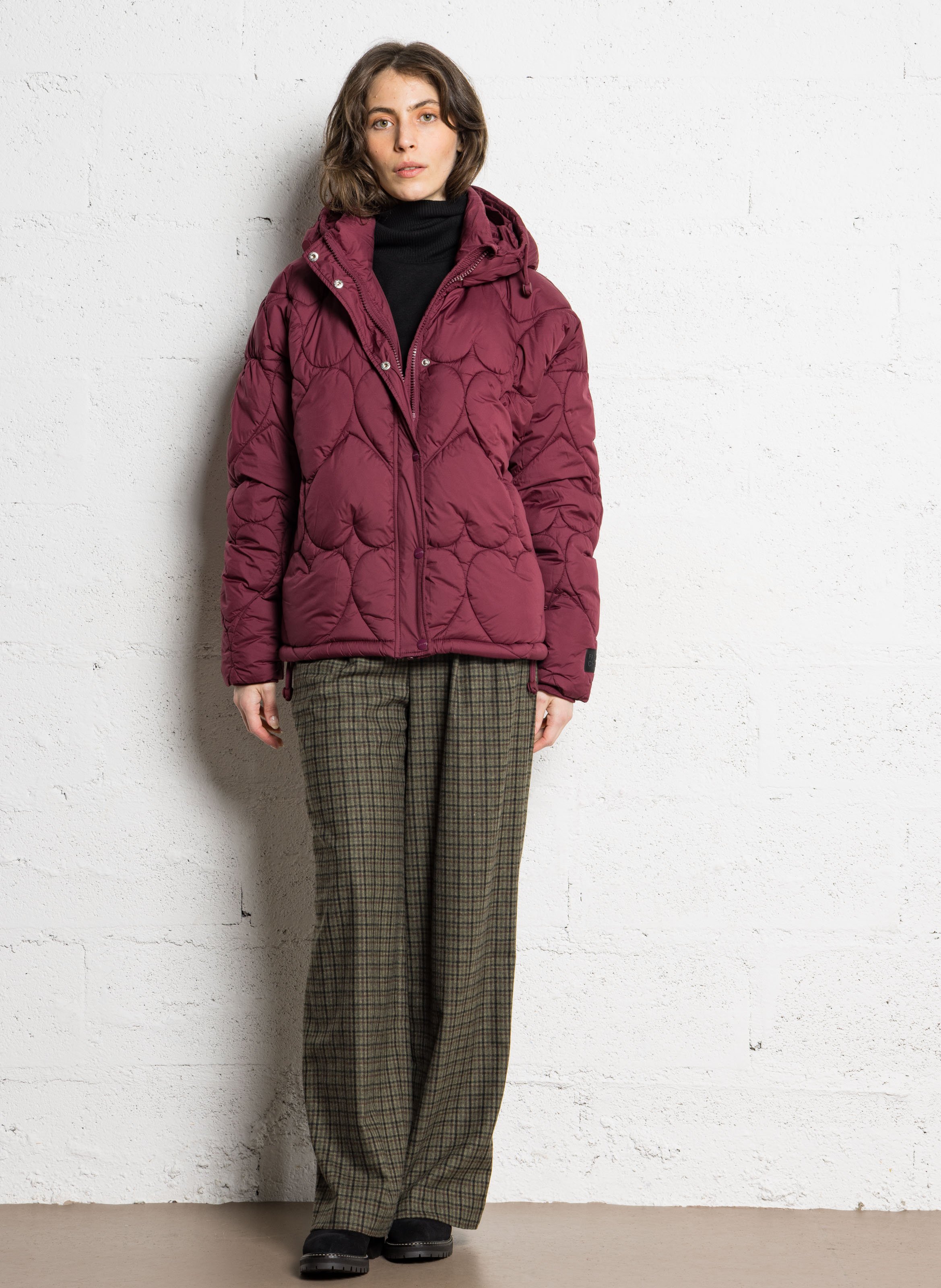 Oversized jas van synthetische bont FABIENNE CHAPOT Rood