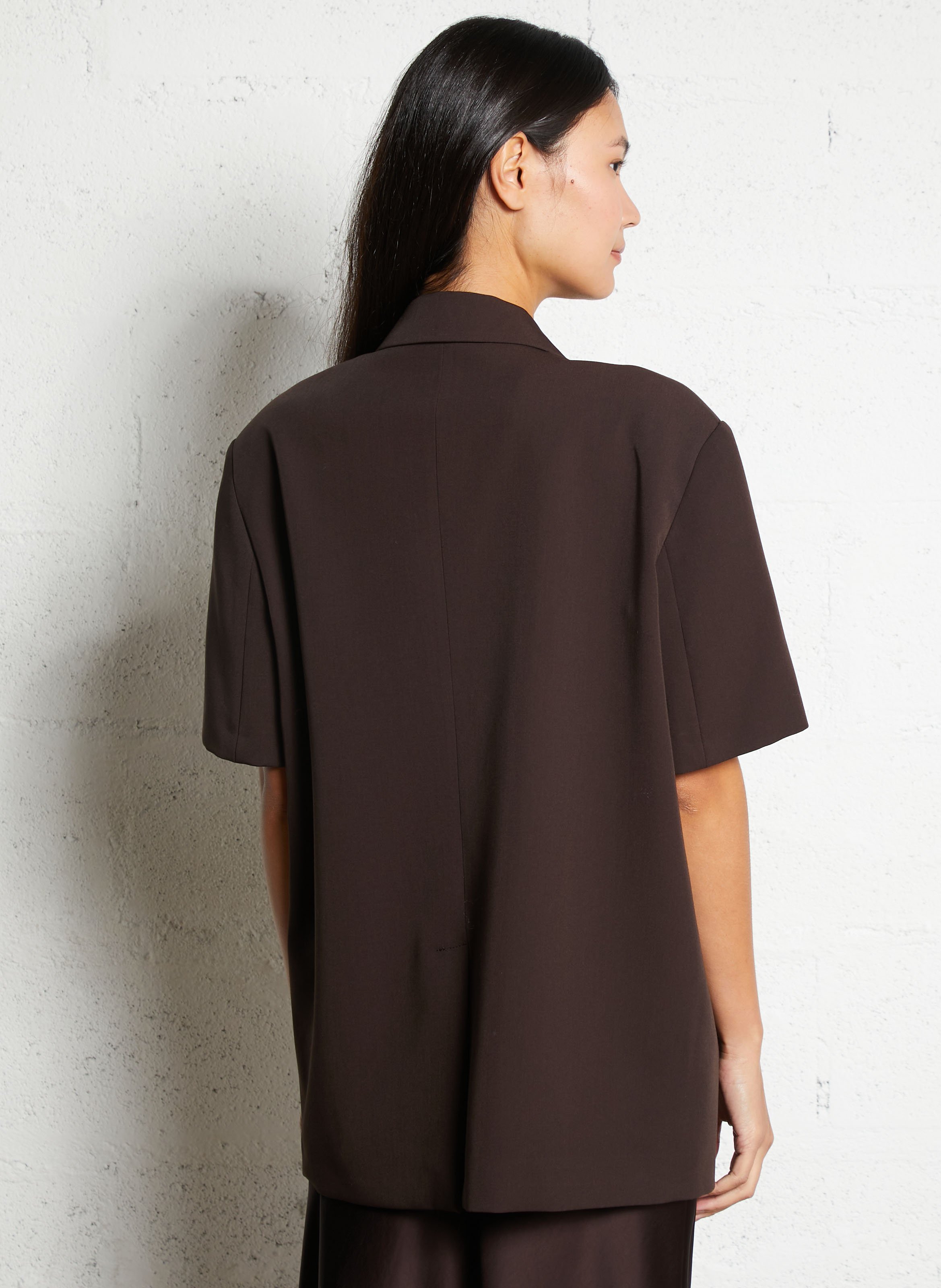 Veste tailleur oversize IMPERIAL Marron