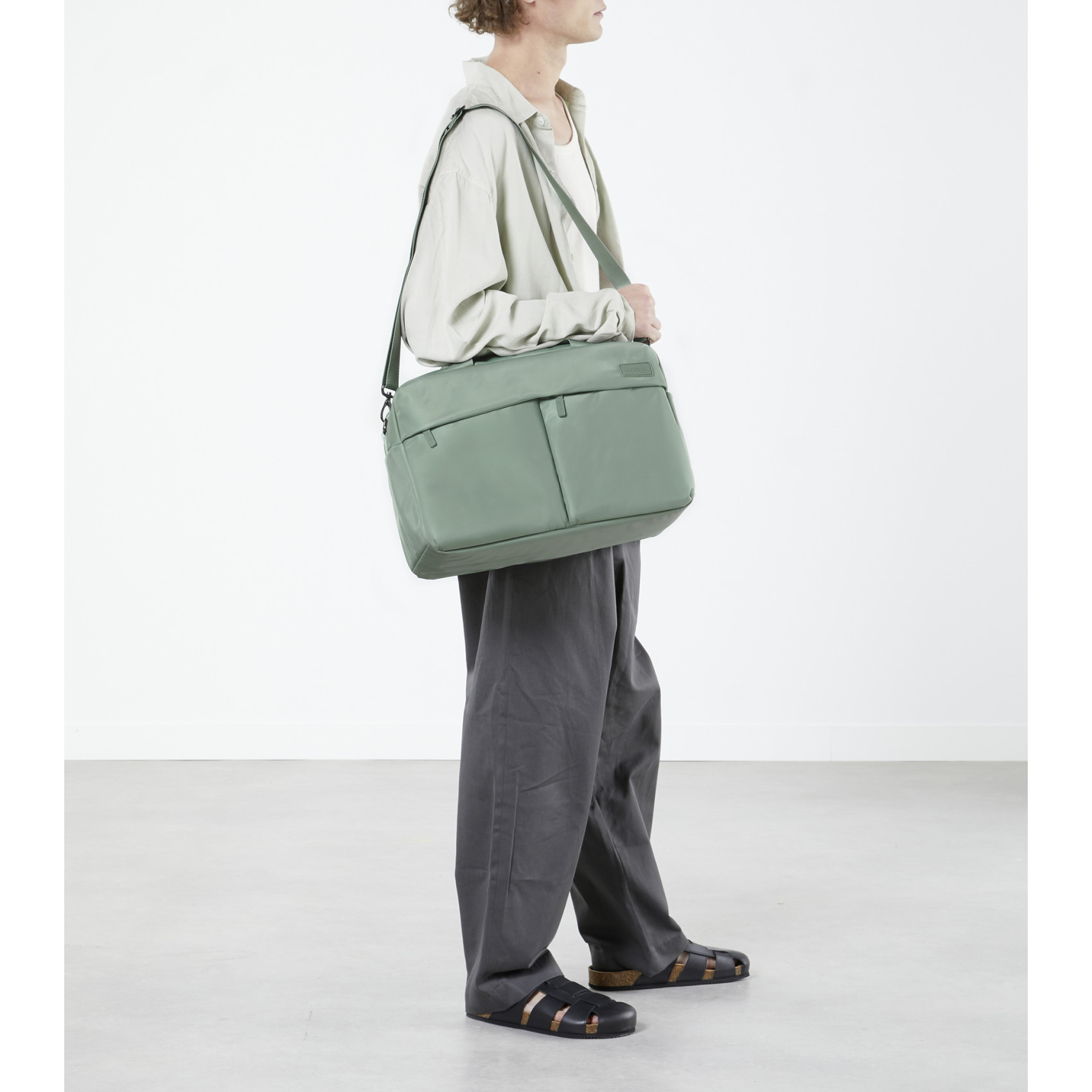 City feather travel bag size S LIPAULT Green