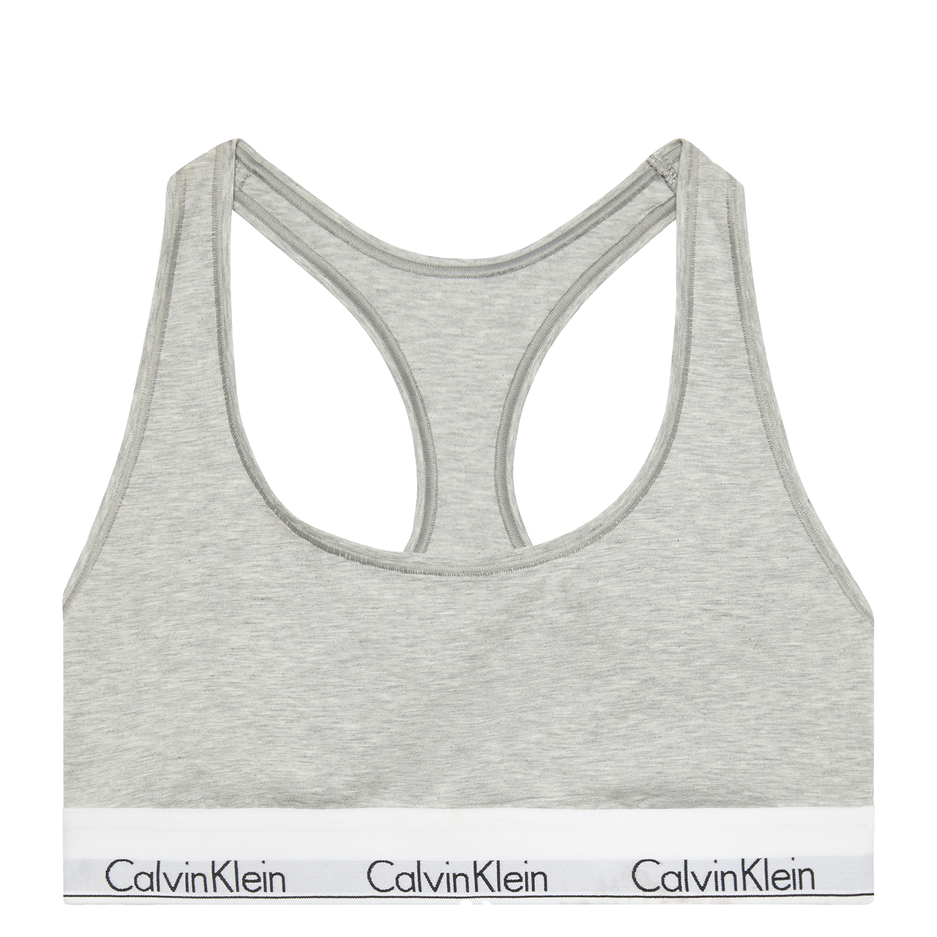 Brassière en coton mélangé CALVIN KLEIN UNDERWEAR Gris