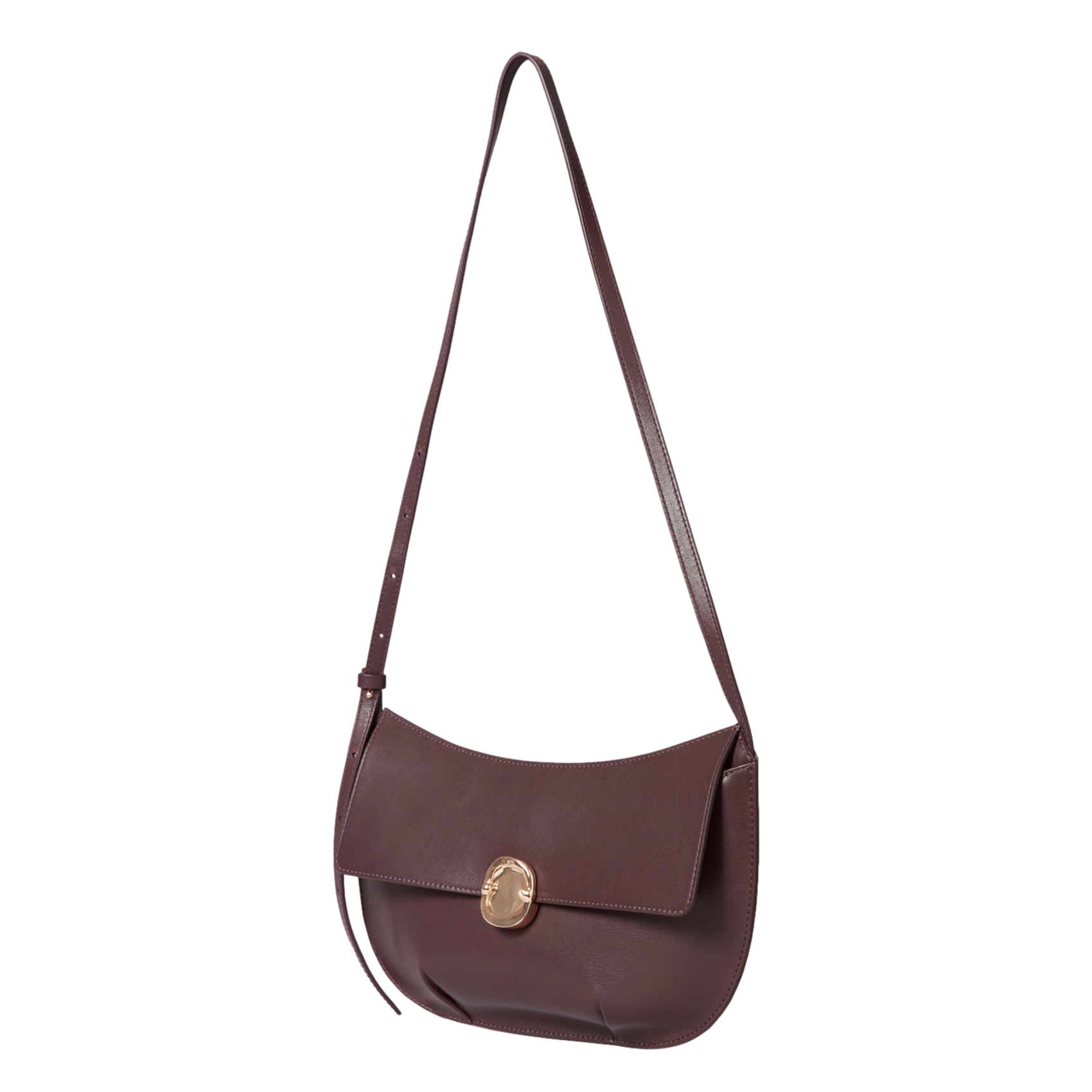 Sac bandoulière en cuir CLAUDIE PIERLOT Rouge