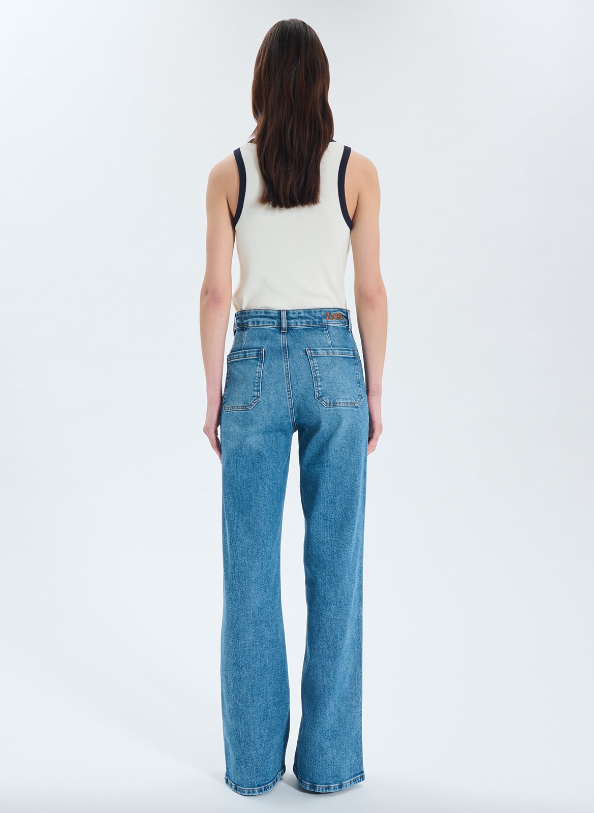 Jean droit ZAPA Bleu