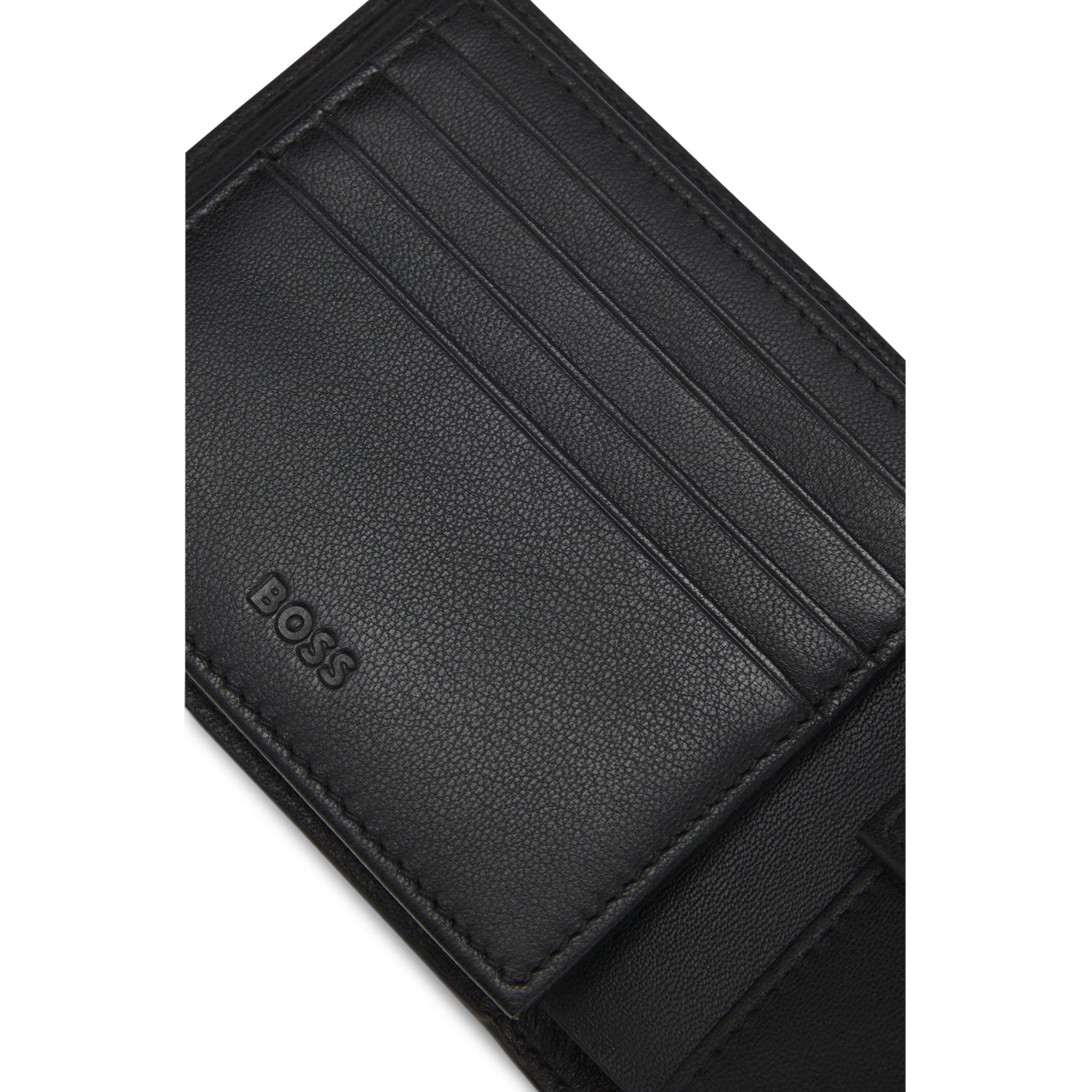 Babylon leather wallet BOSS Black