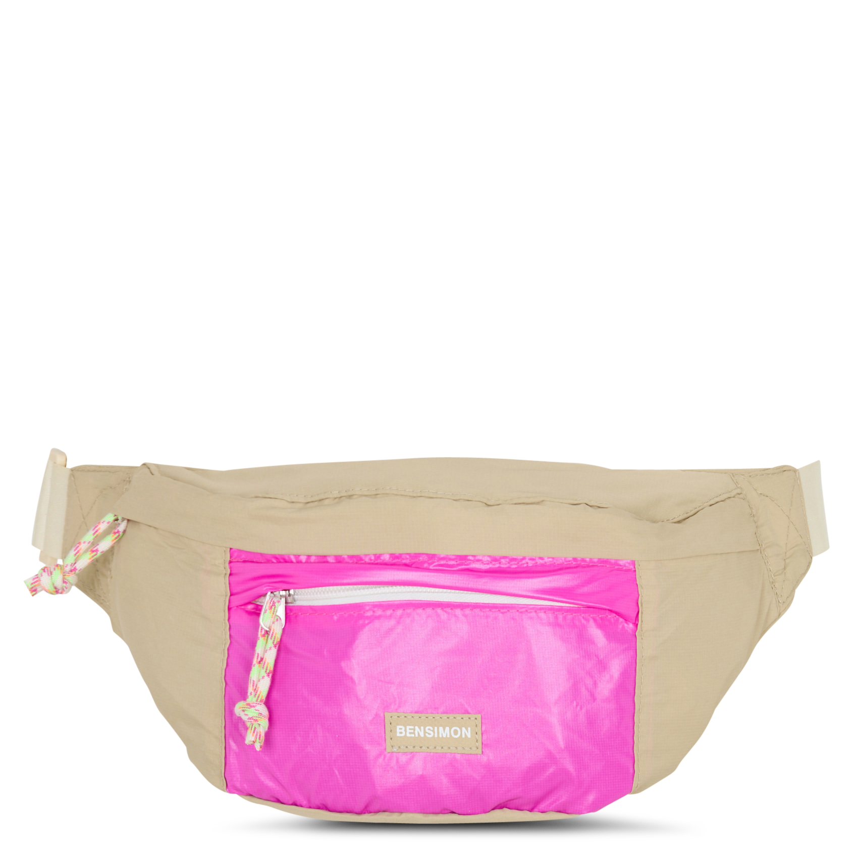 Printed canvas waist bag BENSIMON