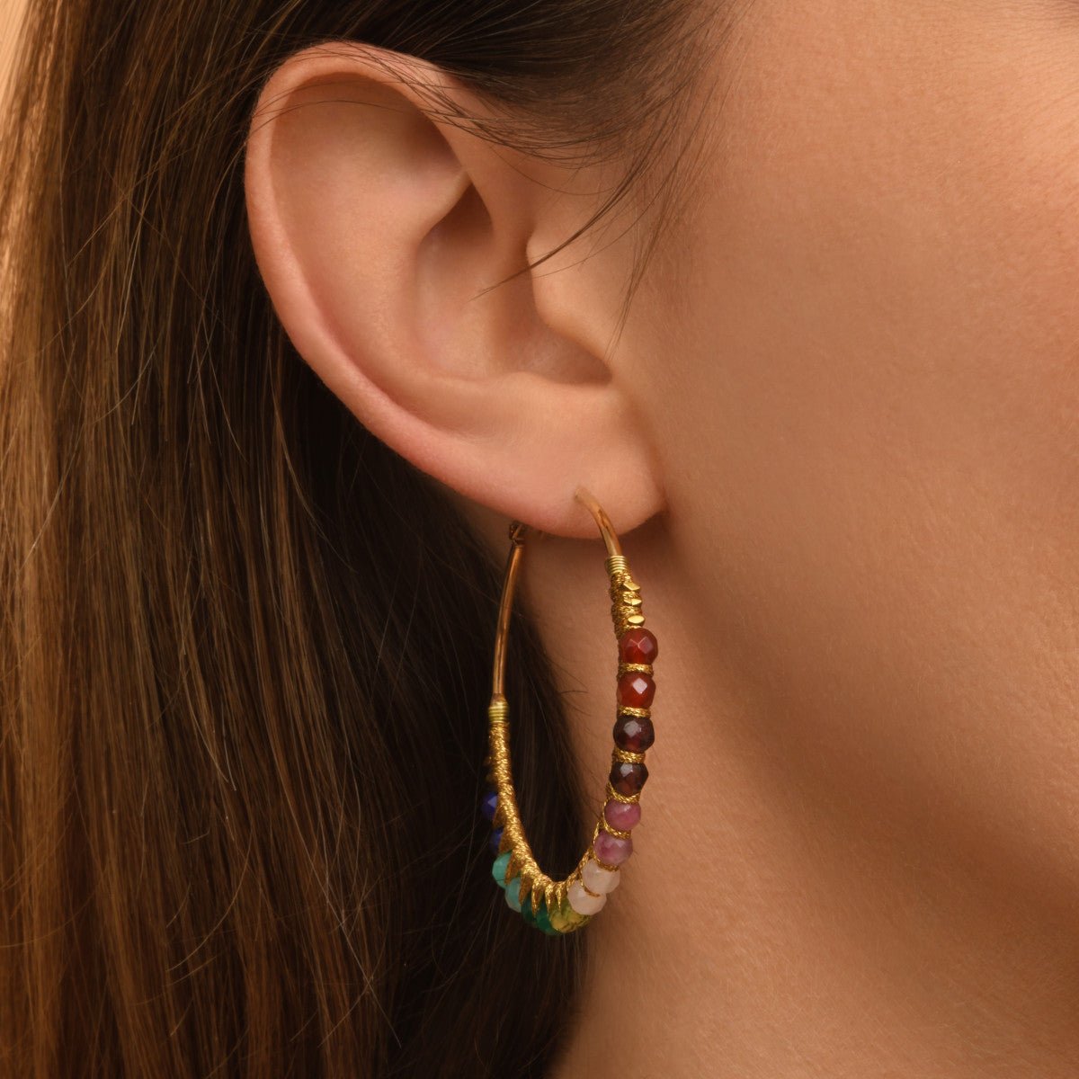 Hoop earrings SATELLITE PARIS Multicolored