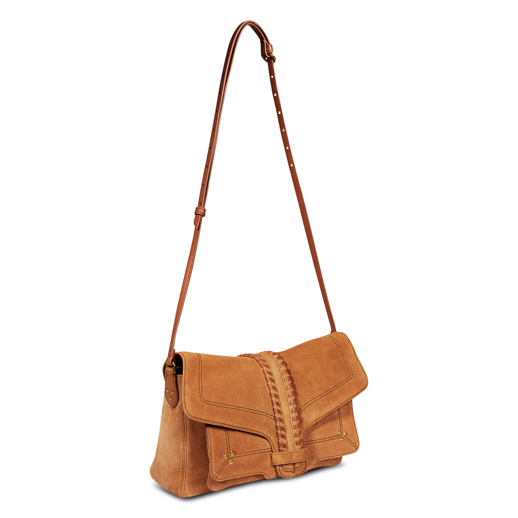 Leder-Umhängetasche JEROME DREYFUSS Braun