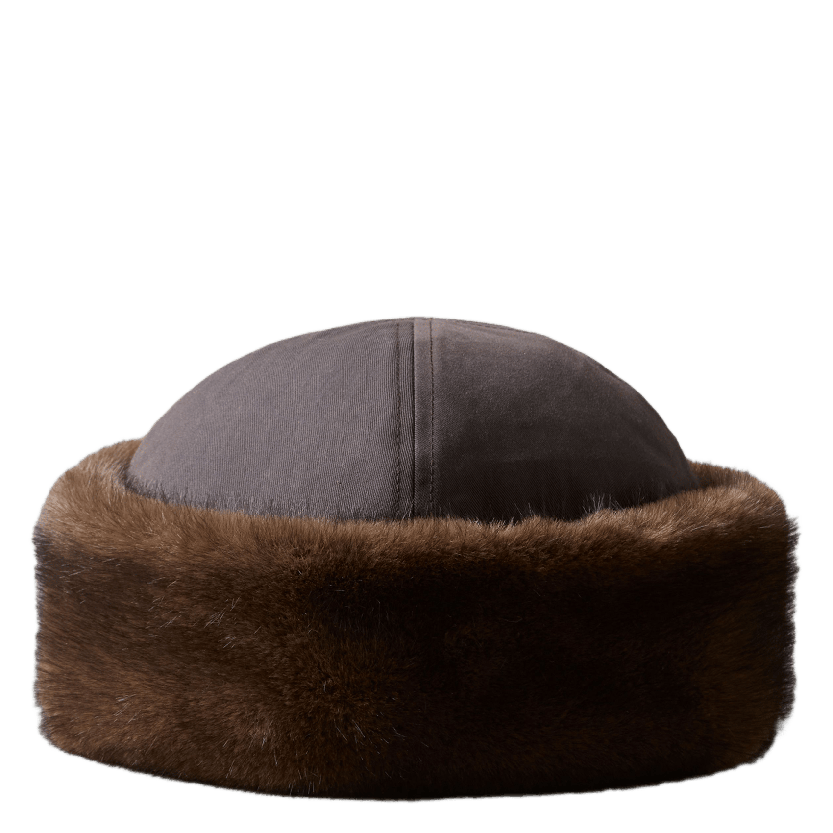 Chapeau réversible à fausse fourrure CLAUDIE PIERLOT Marron