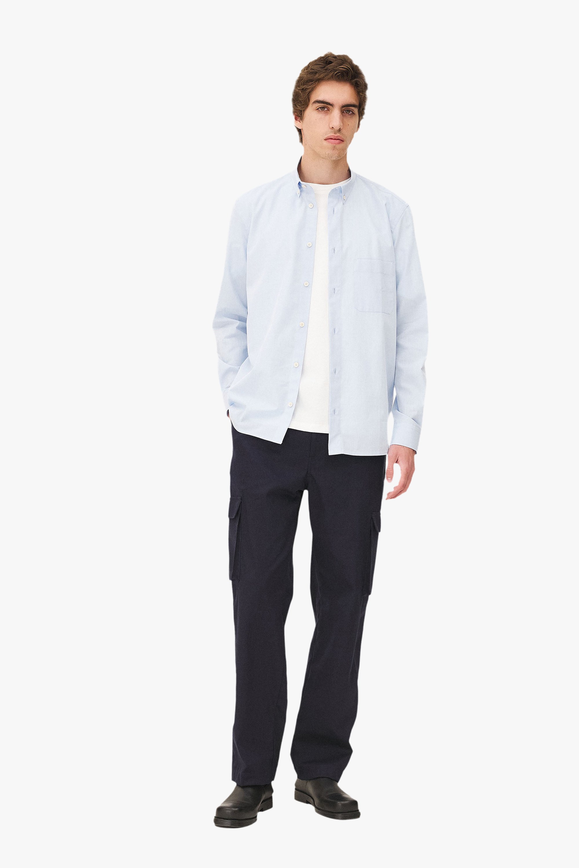 Wide military cargo pants Noyoco Blue
