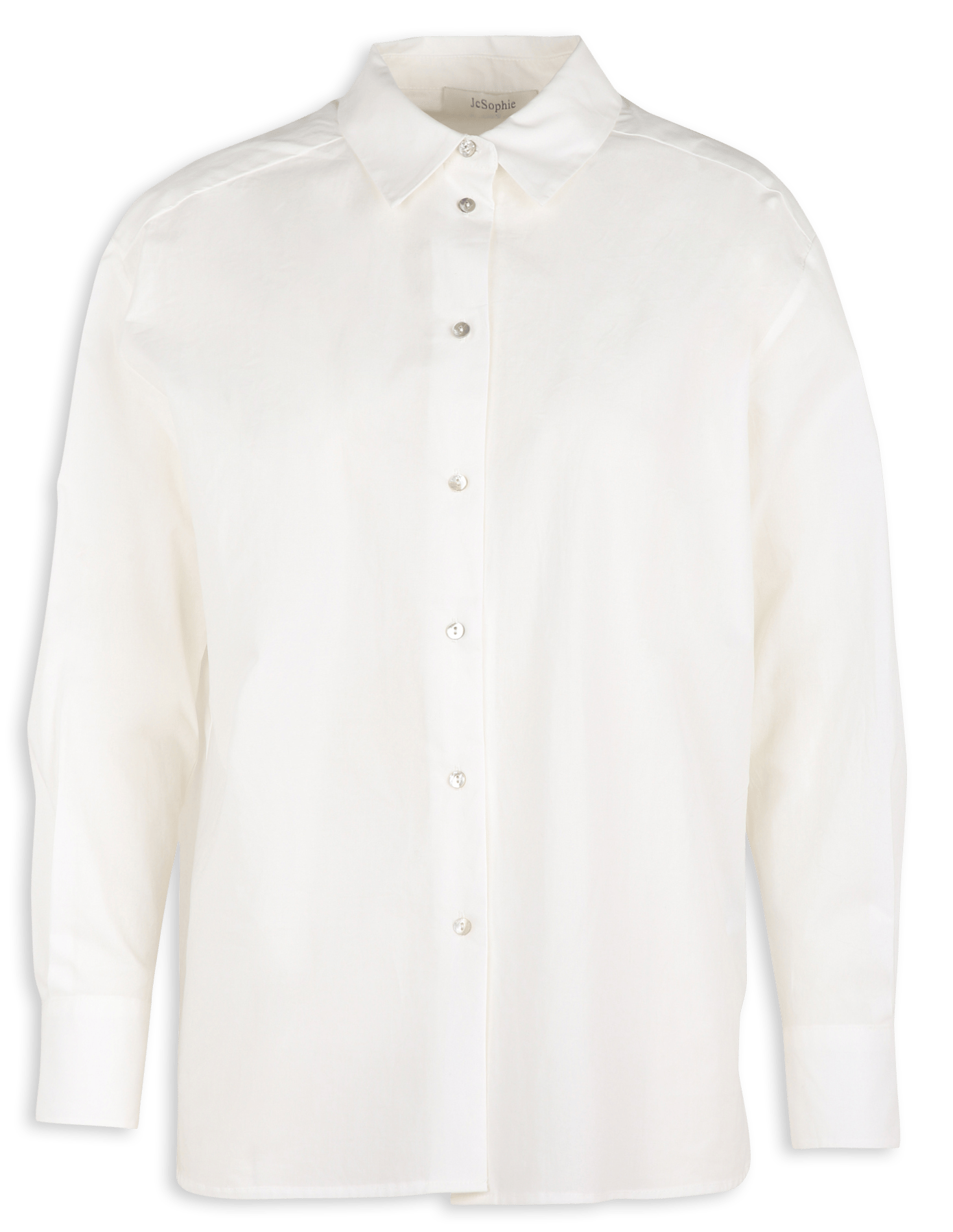 Chemise droite col classique en coton JC SOPHIE