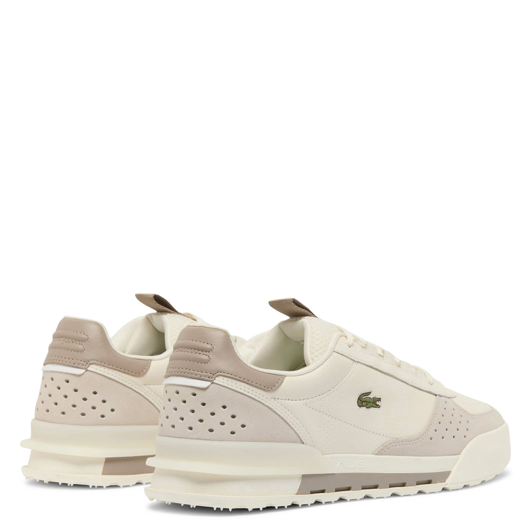 Baskets basses en cuir LACOSTE Blanc