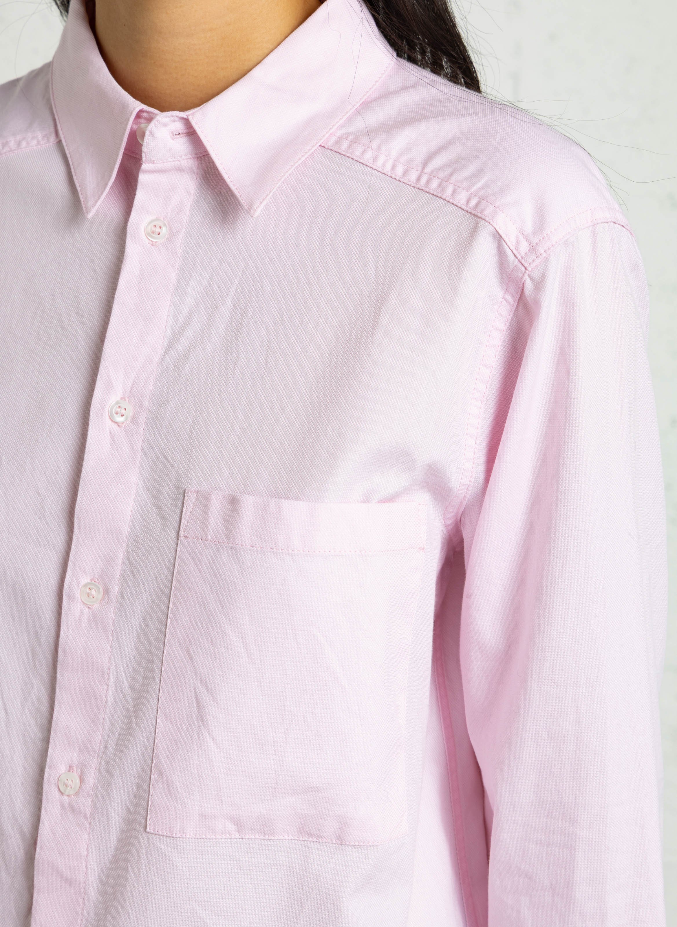 Chemise droite en coton MAISON 123 Rose