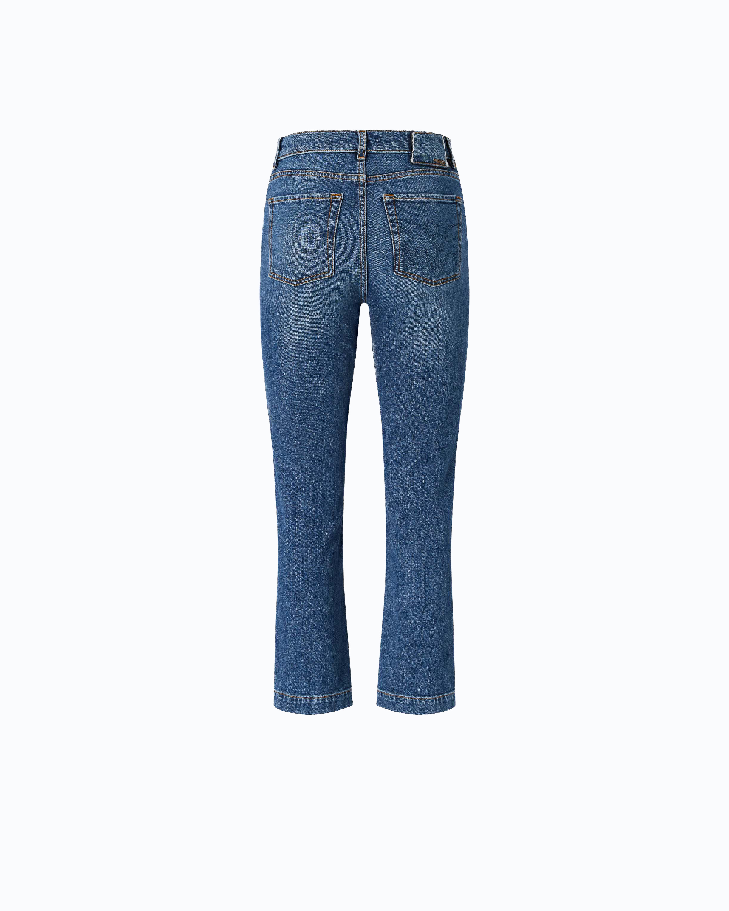 Jean slim cropped PINKO Bleu