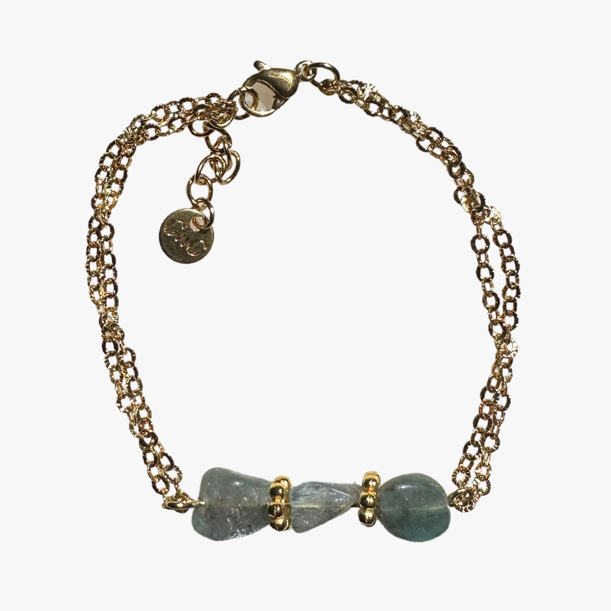 Apatite bracelet GINANDGER Blue