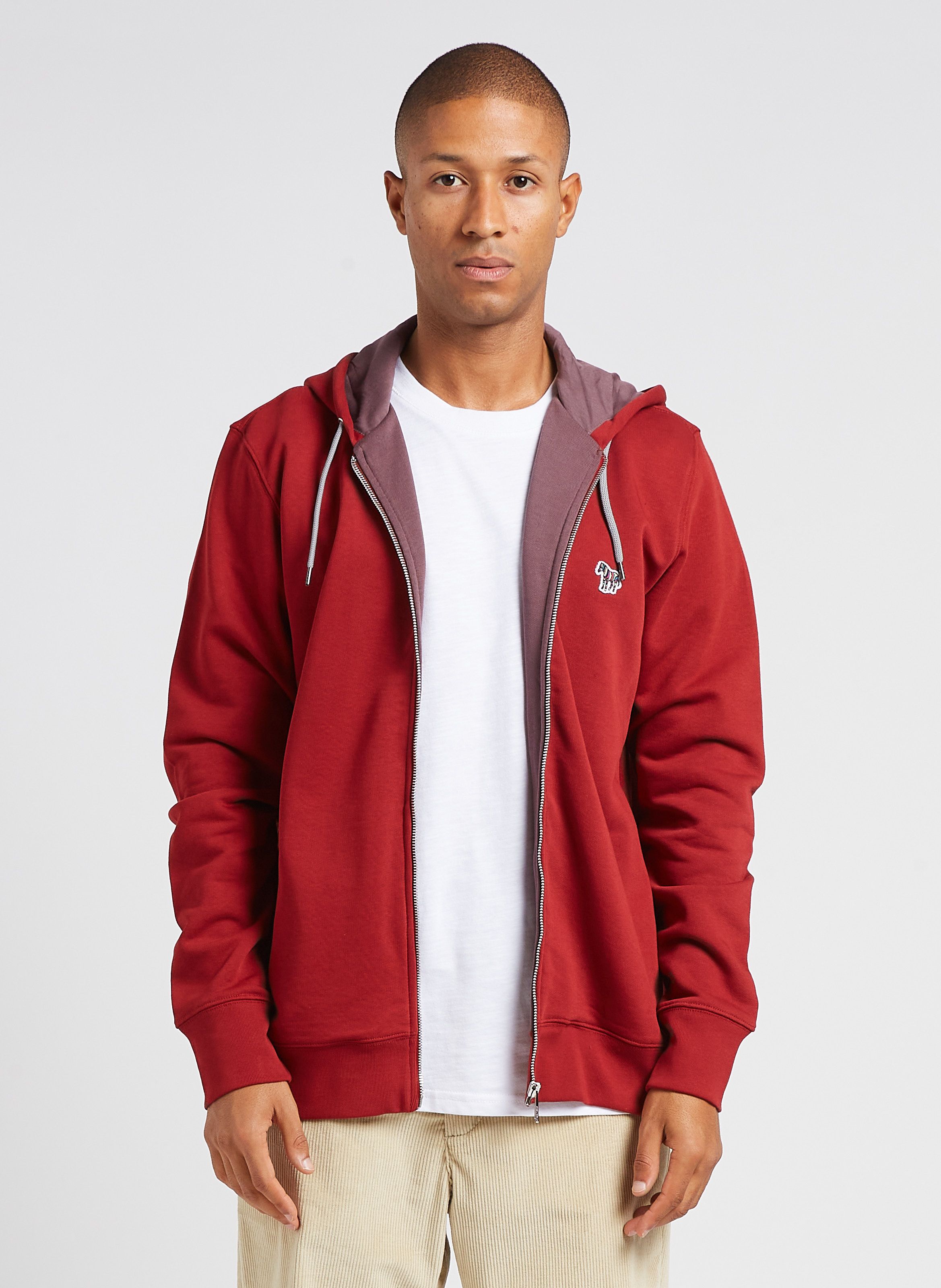 Red Cotton hoodie