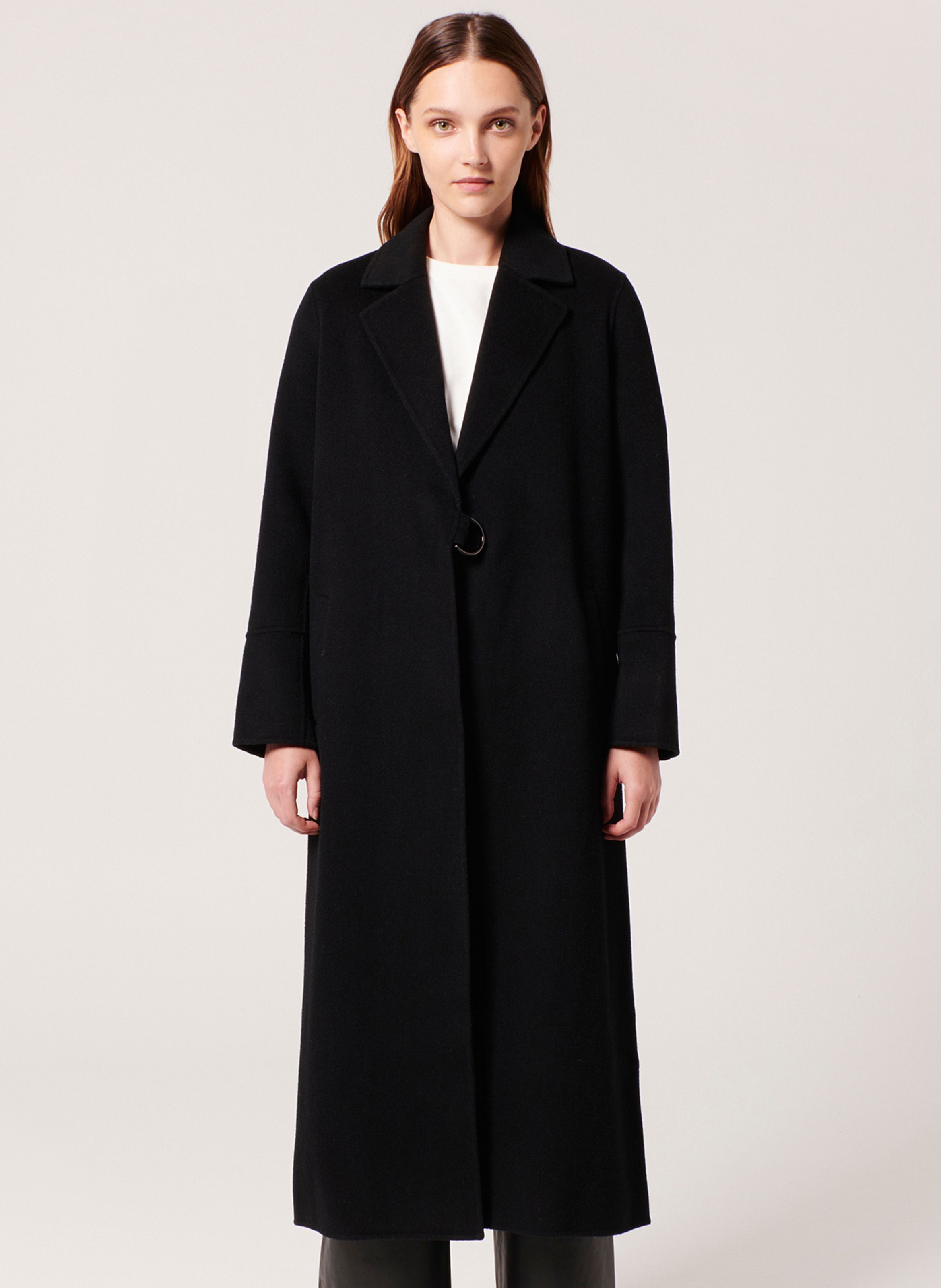 Manteau droit shop long femme