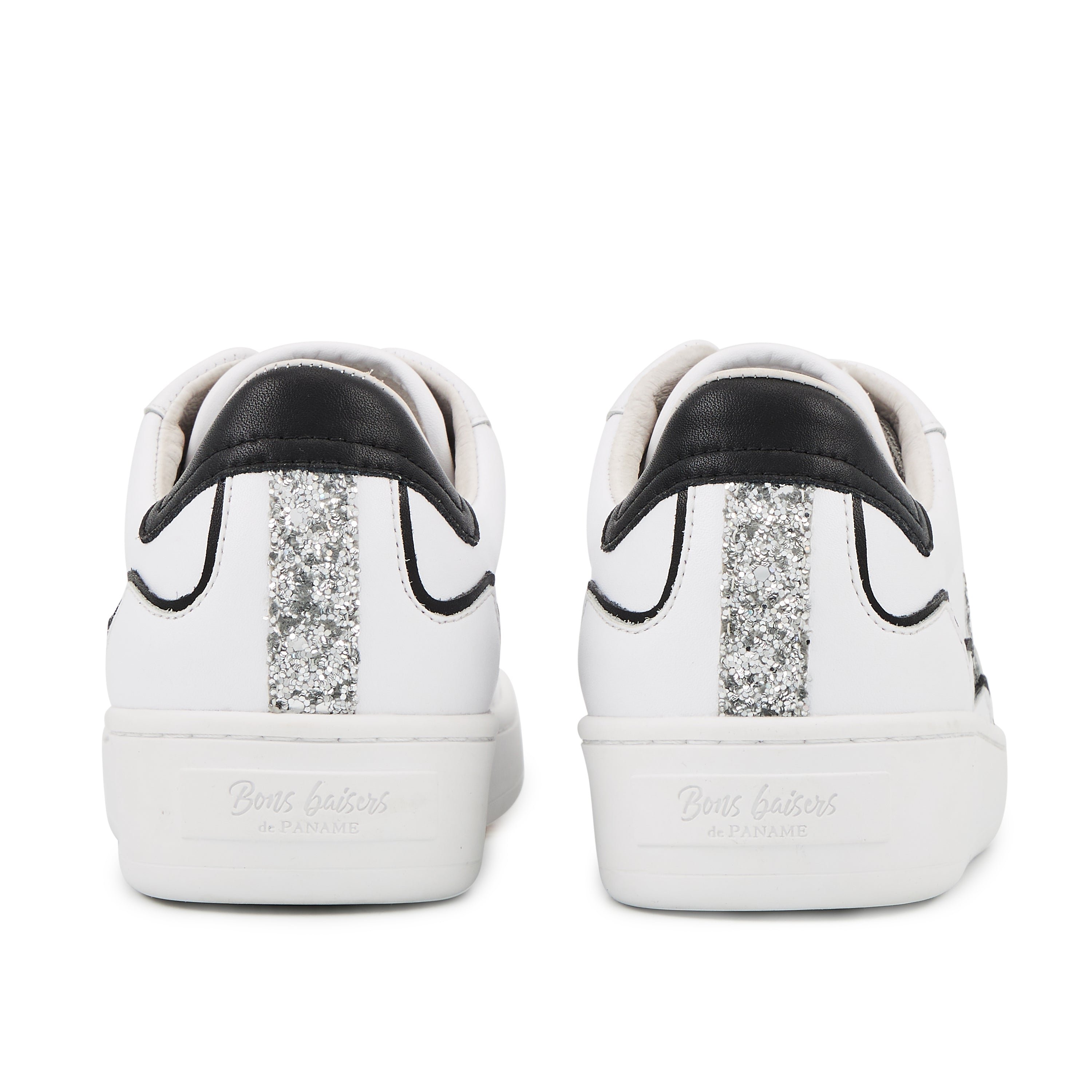 Leather sneakers BONS BAISERS PARIS White