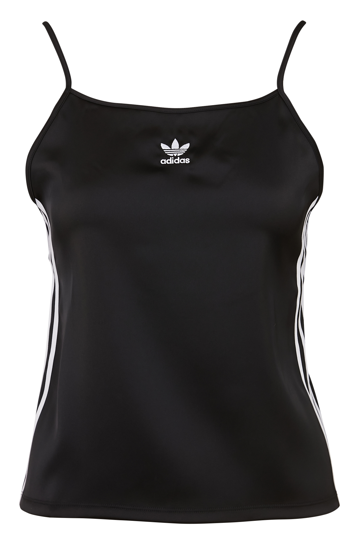 Satiny tank top ADIDAS Black