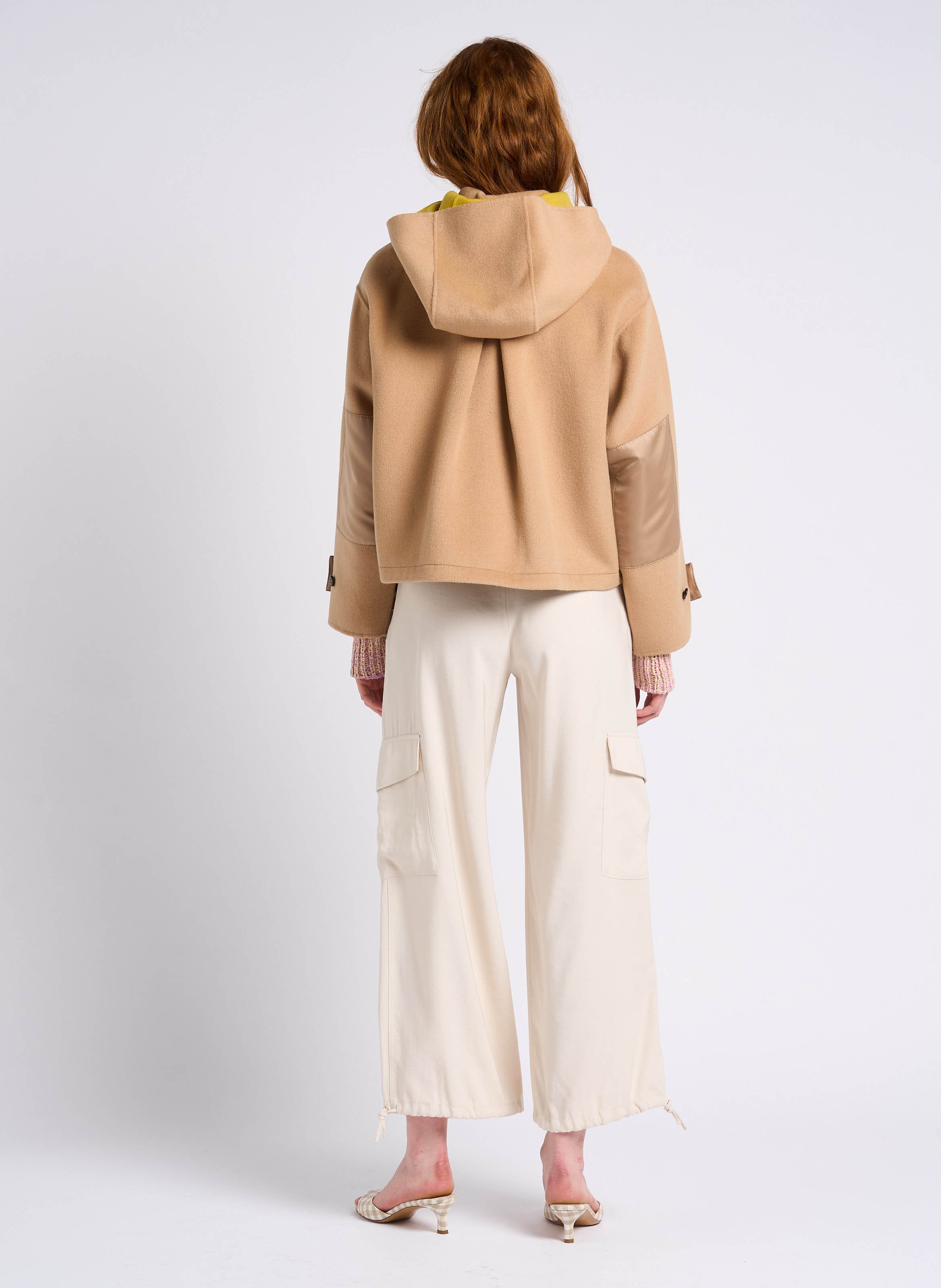 Wide-leg cargo pants MAX&Co. White