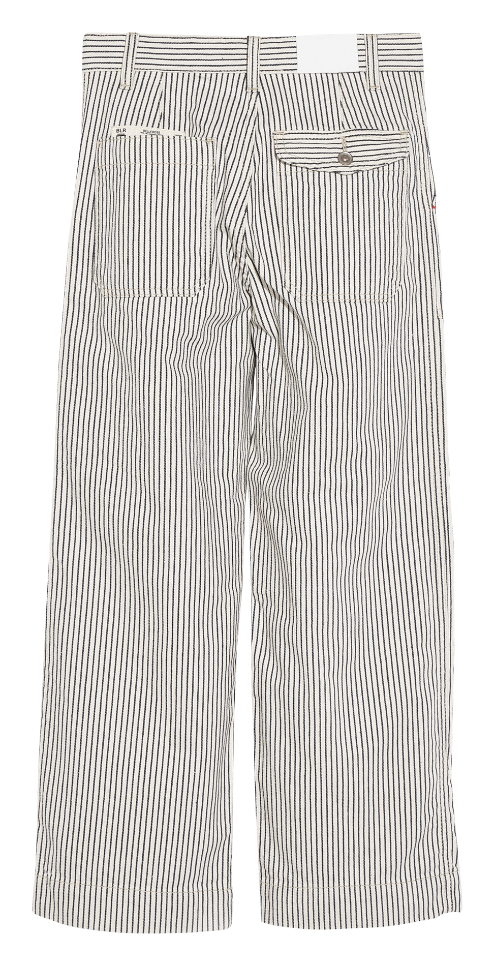 Striped straight-leg pants BELLEROSE Blue