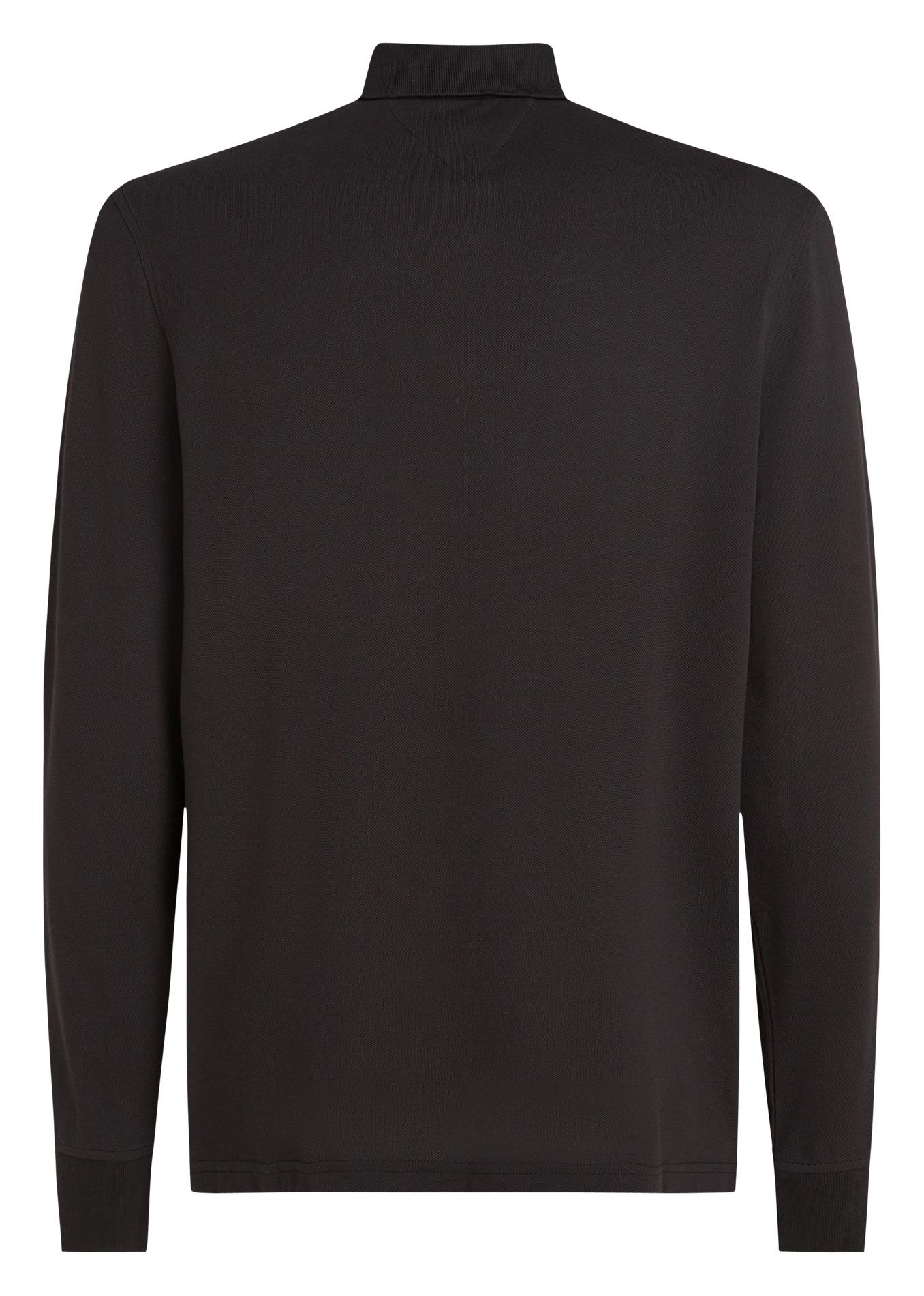 Regular-fit organic cotton-blend polo shirt TOMMY HILFIGER Black