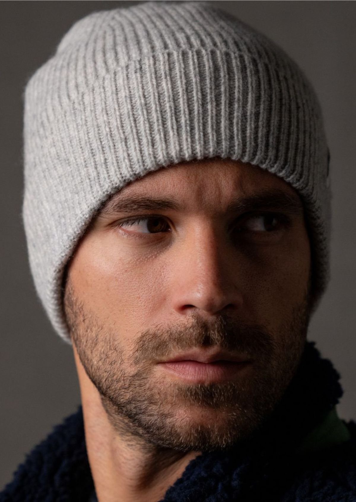 Lamb's wool beanie BILLYBELT Grey