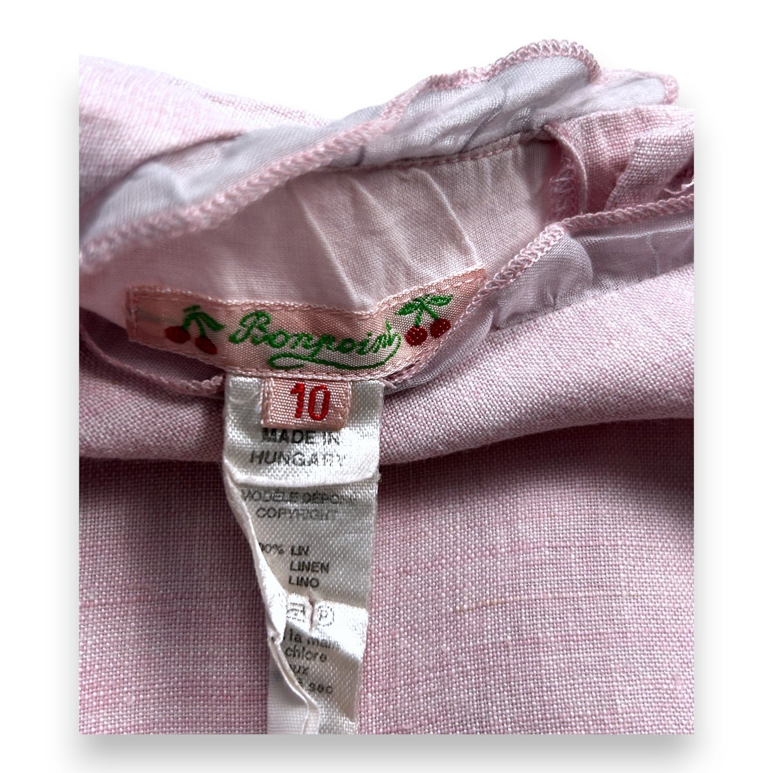 Pink children's dress - 10 years BONPOINT - Seconde Main Pink