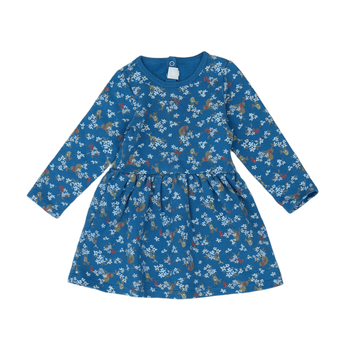 Blue children's dress - 4 years PETIT BATEAU - Seconde Main Blue