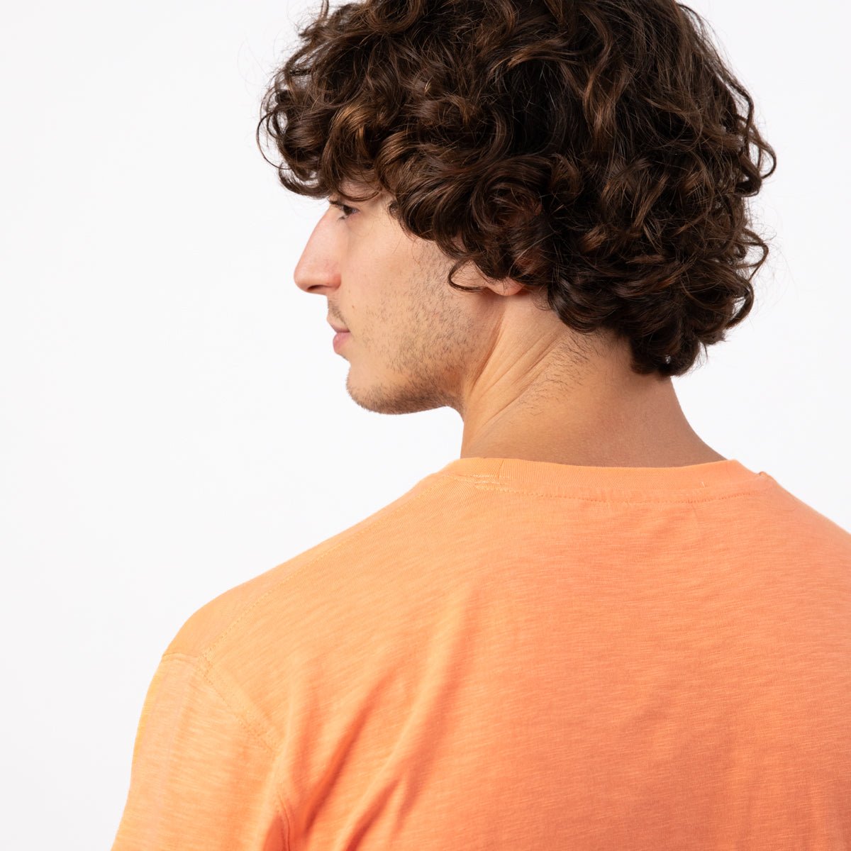 Organic cotton vintage T-shirt BILLYBELT Orange