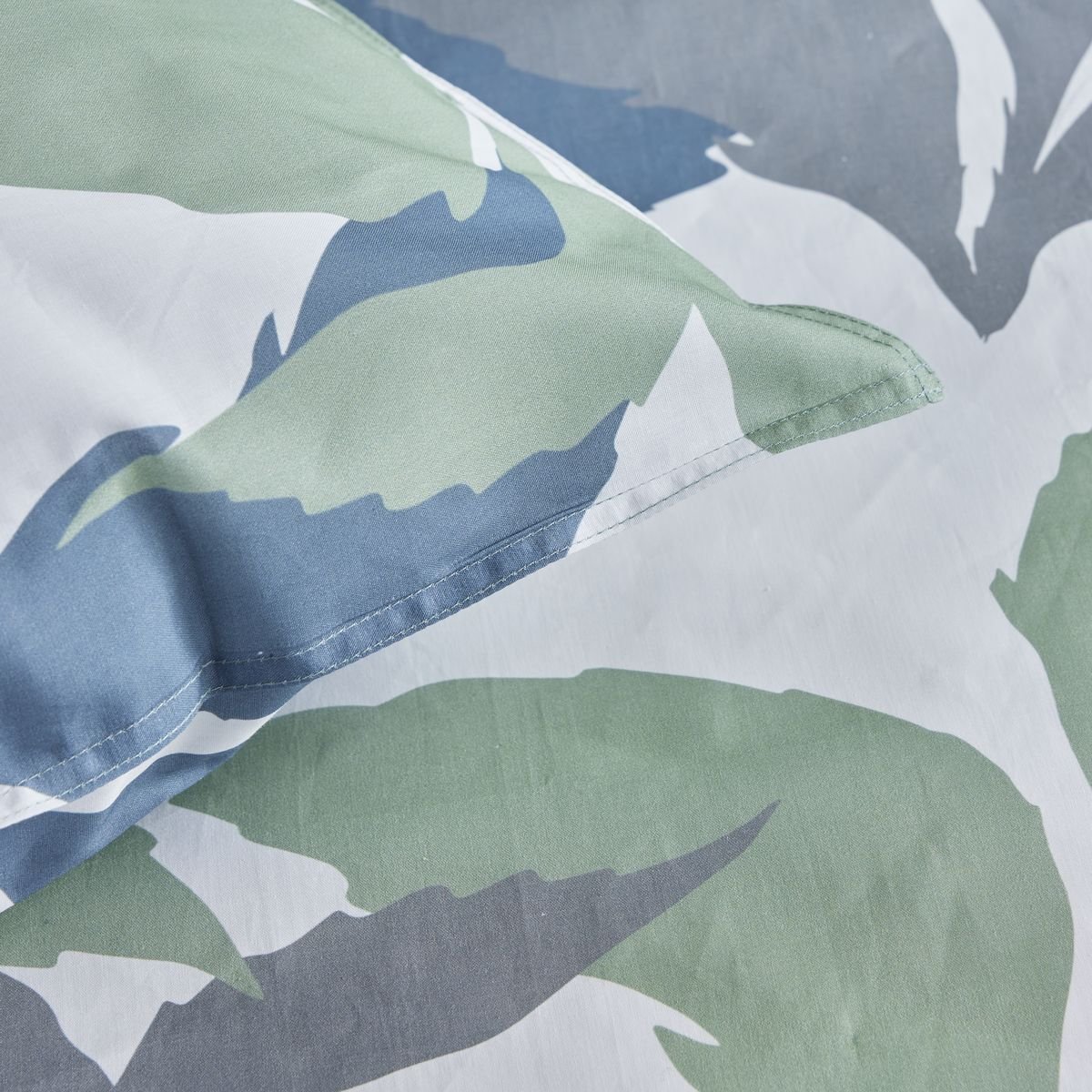 Printed cotton bed set TODAY LINGE DE MAISON White