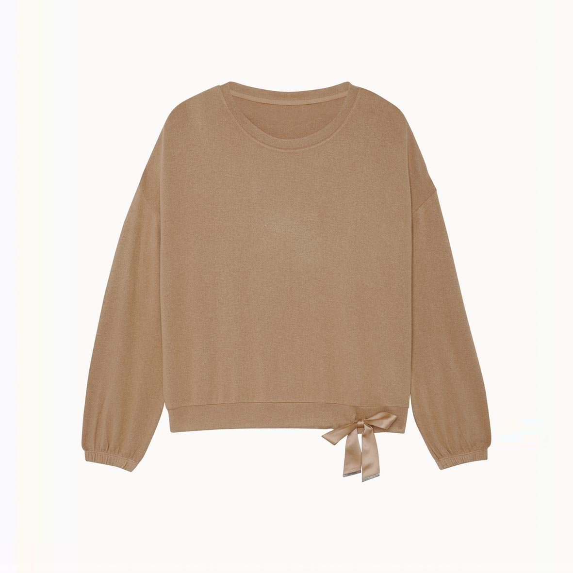 Long-sleeve pyjama t-shirt PASSIONATA Brown