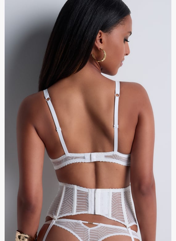 Underwired demi-cup bra | White by AUBADE Underwired demi-cup bra White