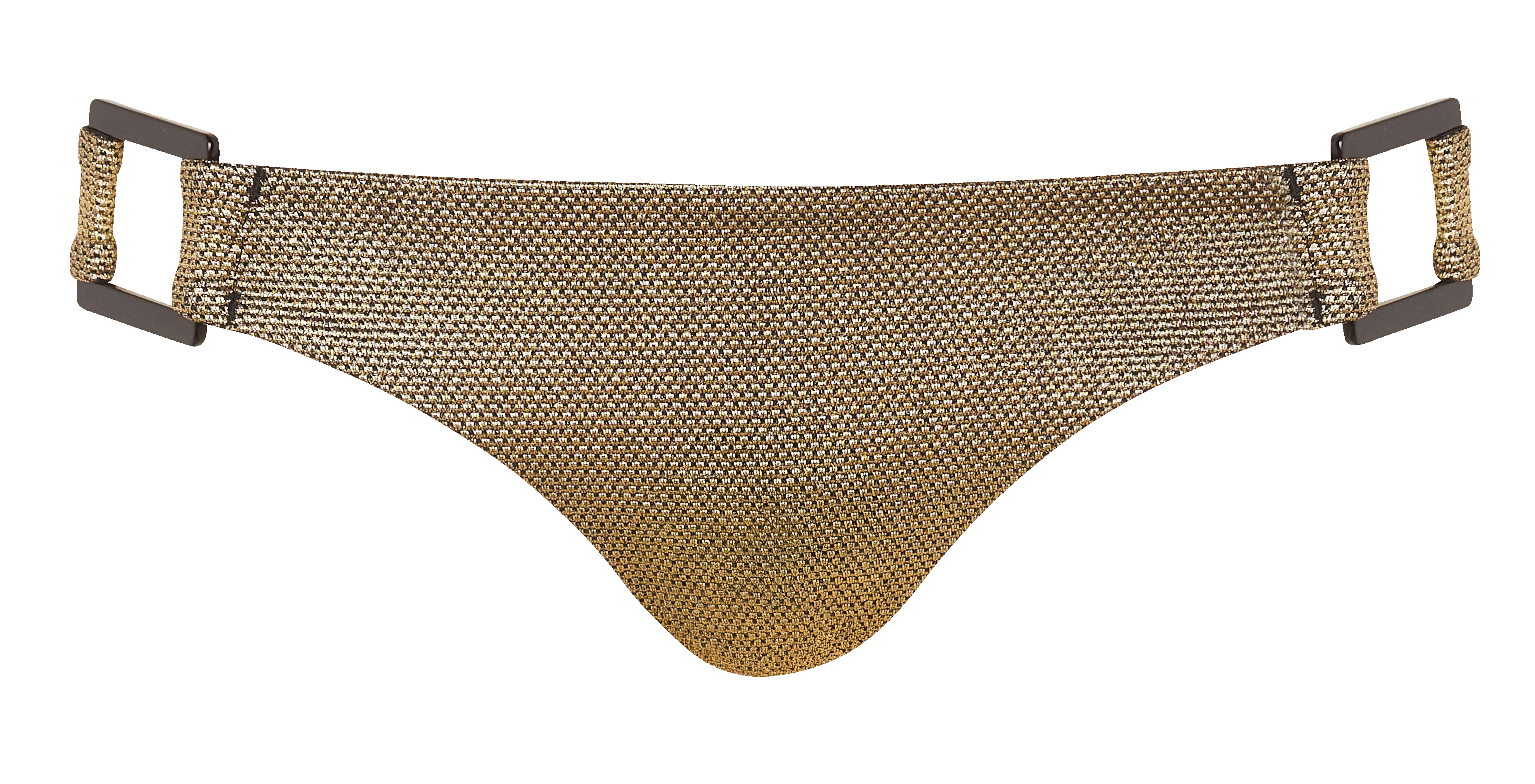 Bikinibroekje met print BELIZA Goudkleurig