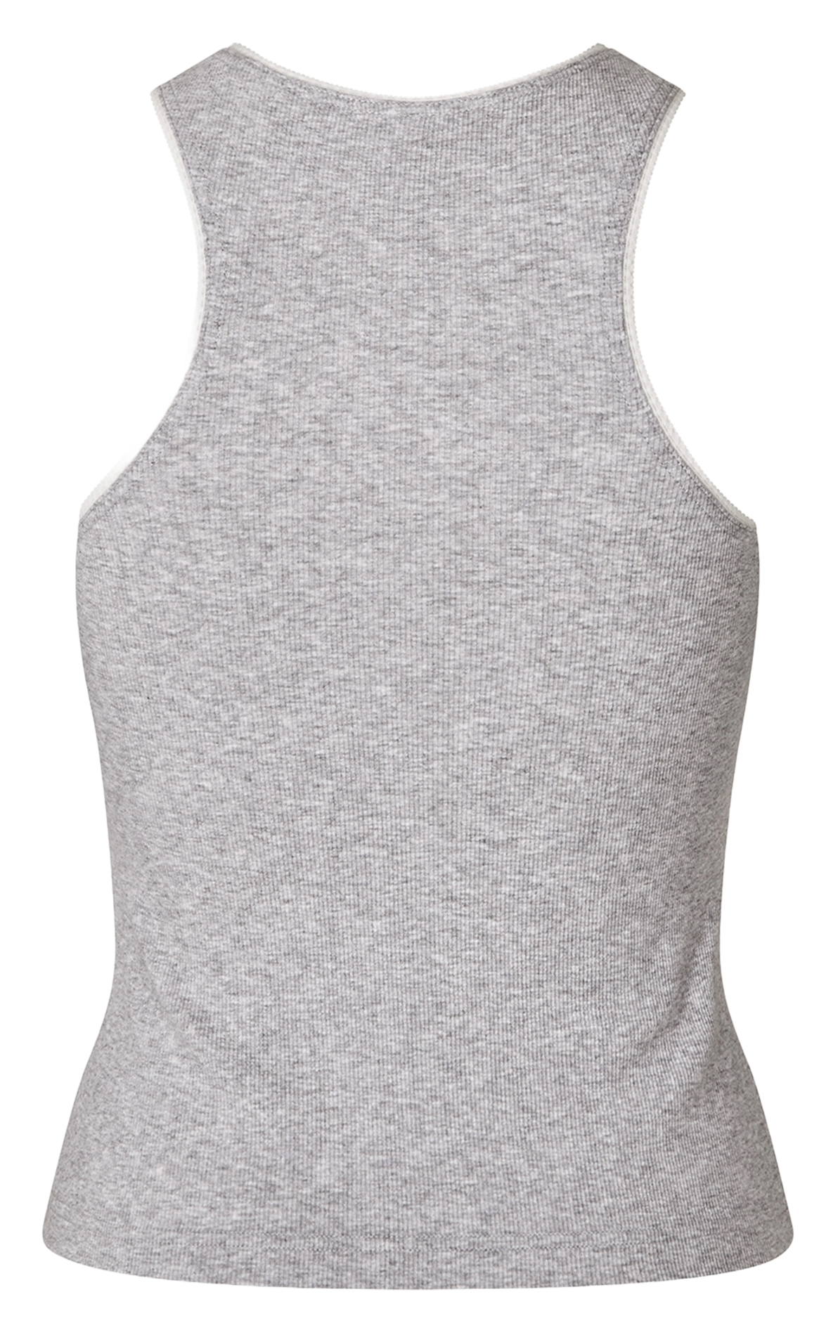 Débardeur col rond en coton bio mélangé SAMSOE SAMSOE Argent