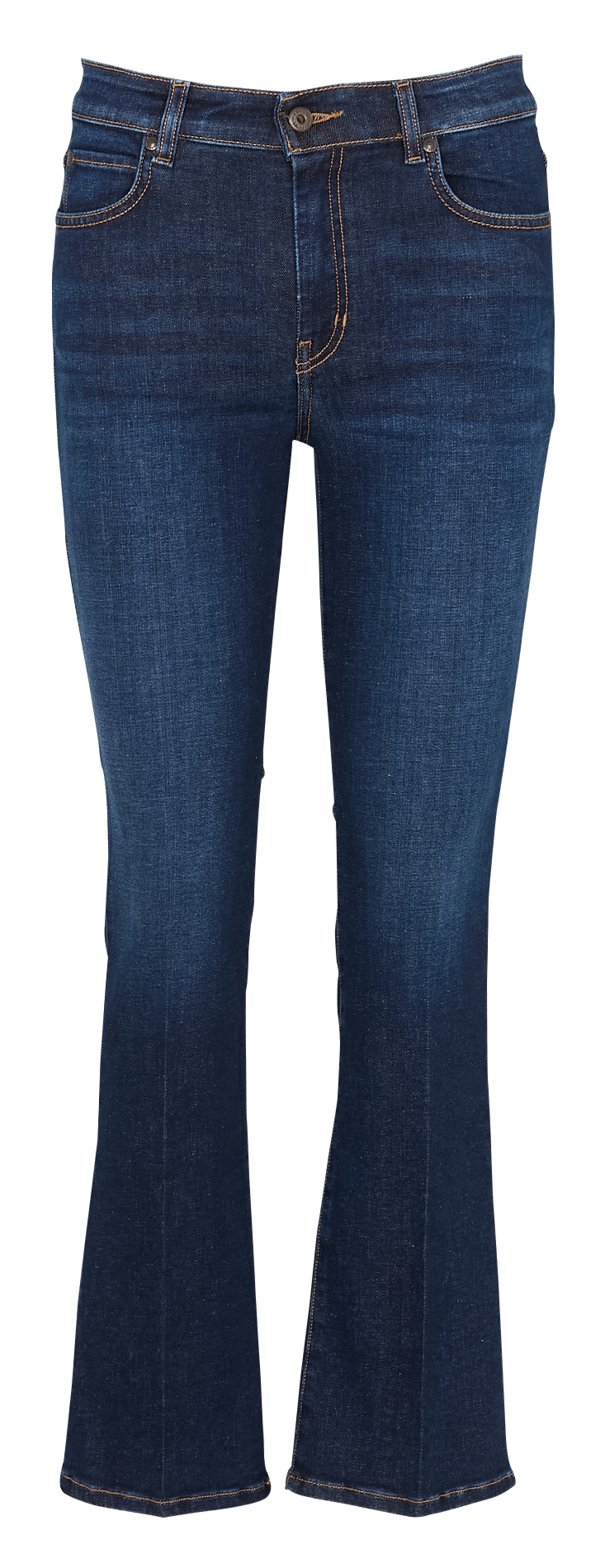 Jean bootcut en coton mélangé MAX MARA WEEK END Bleu