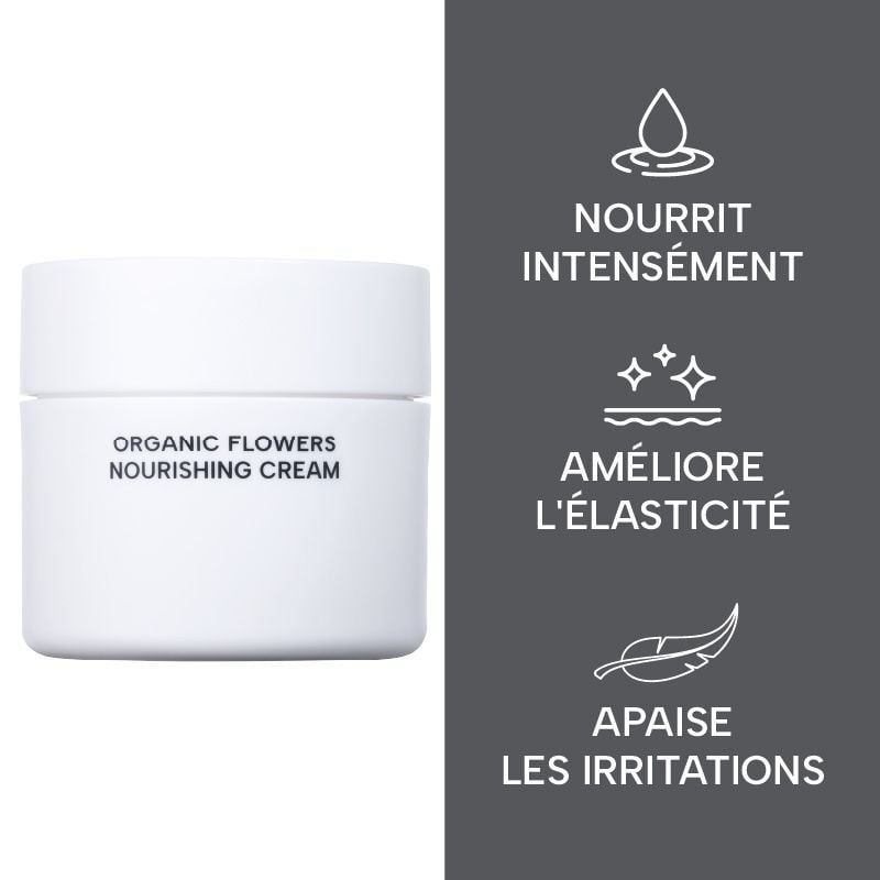 NOURISHING CREAM WITH ORGANIC FERMENTED FLOWERS WHAMISA No color