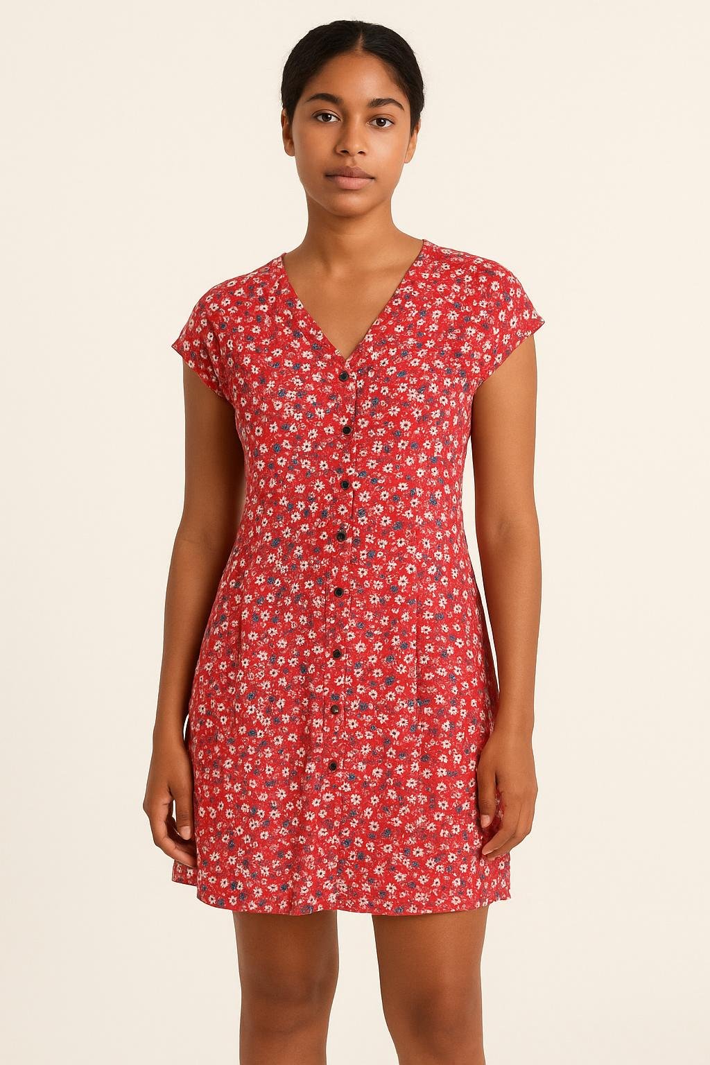 Midi dress COMPTOIR DES COTONNIERS - Seconde main Red
