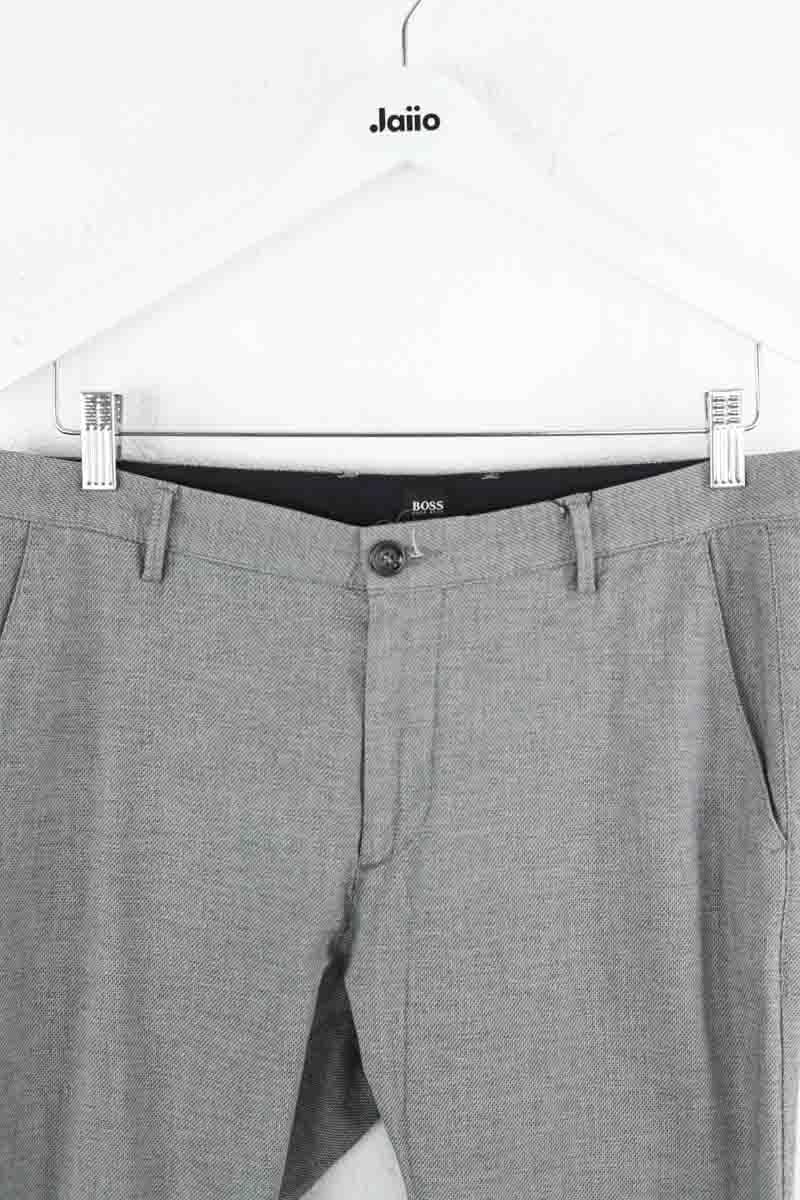Slim-fit cotton cargo pants BOSS - SECONDE MAIN Grey
