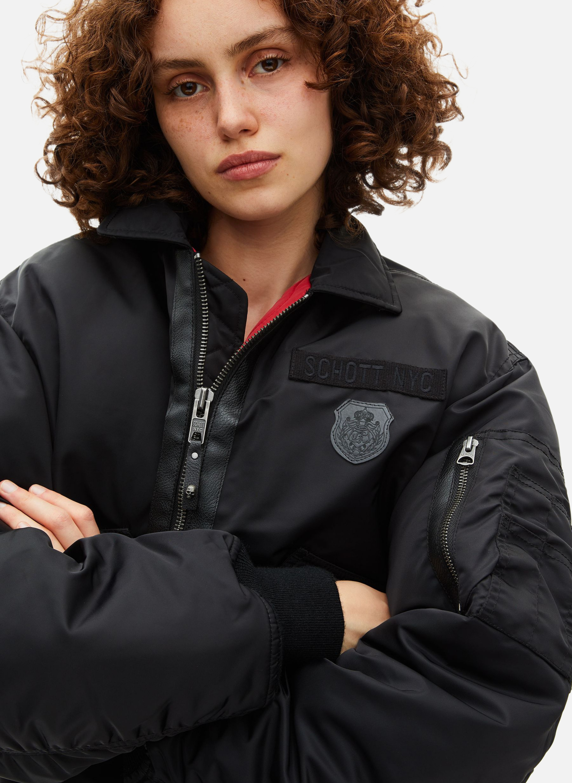 Aviator blouson jacket THE KOOPLES Black