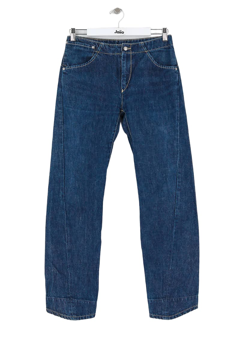 Straight cotton-blend pants LEVI'S - Seconde main Blue