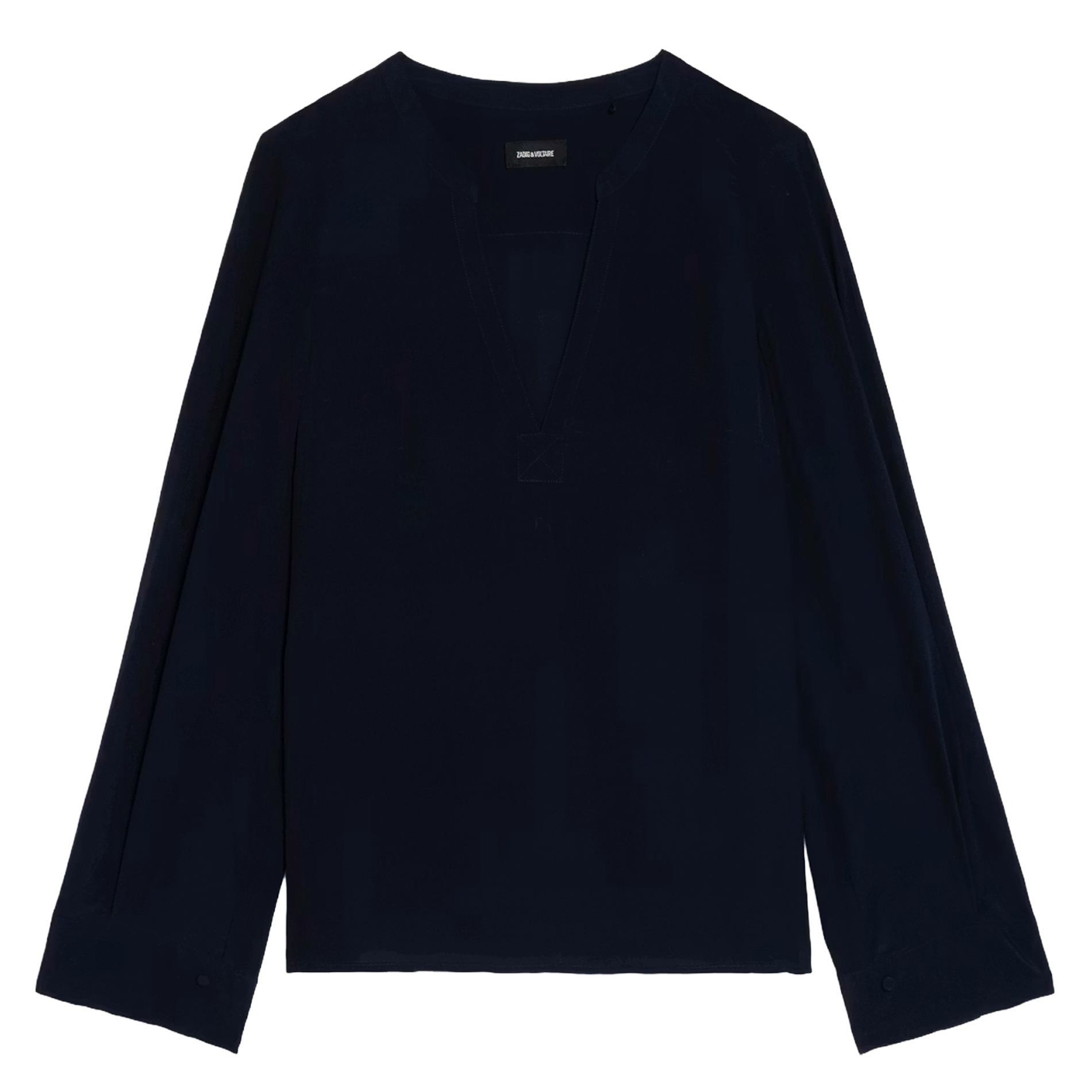 Top droit col V  ZADIG&VOLTAIRE Bleu
