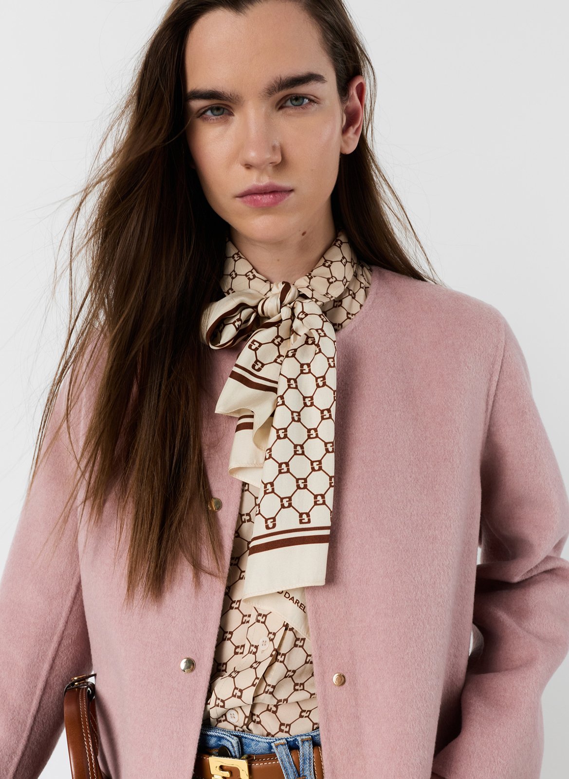 Wendbarer Wollmantel mit geradem Schnitt GERARD DAREL Rosa