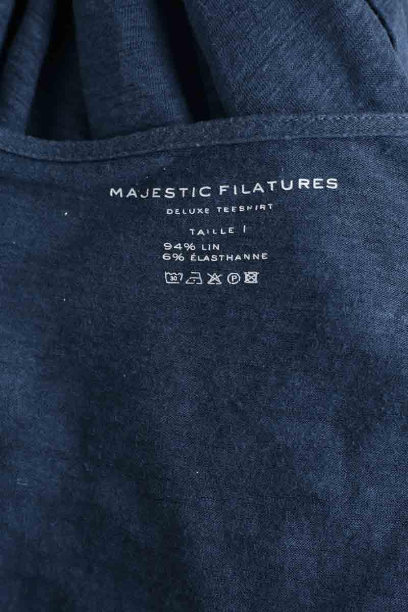 Dress MAJESTIC FILATURES - SECONDE MAIN Blue