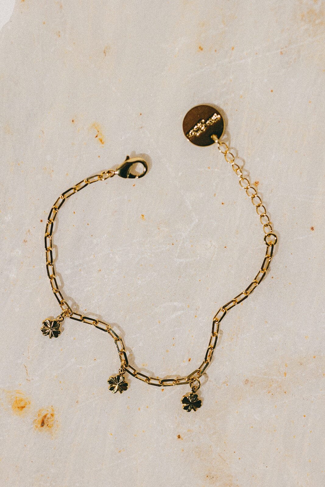 Gold-plated clover bracelet Golden