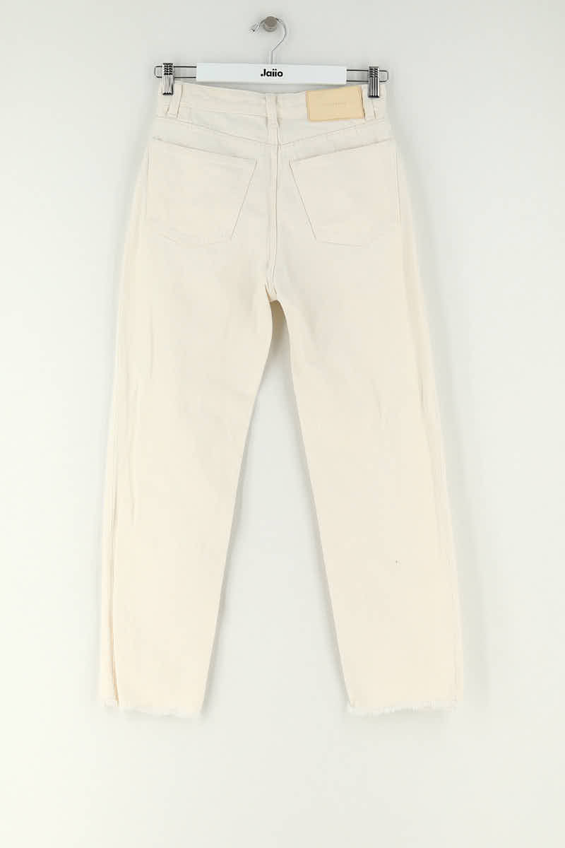 - Straight-leg jeans
- 5 pockets
- Straight cut
- Faded effect BELLEROSE - Seconde Main White