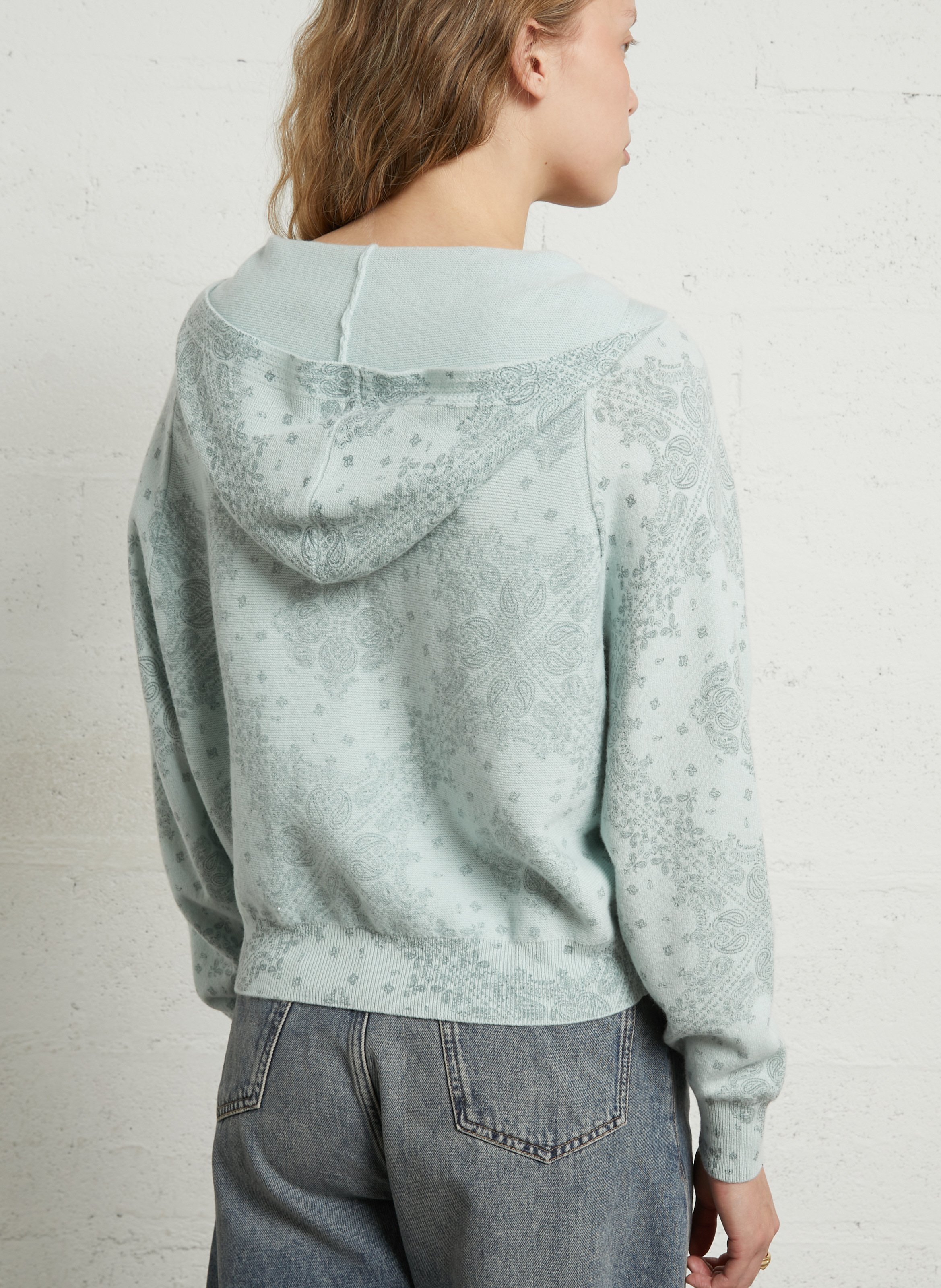 Svenland V-neck wool cardigan BERENICE Green