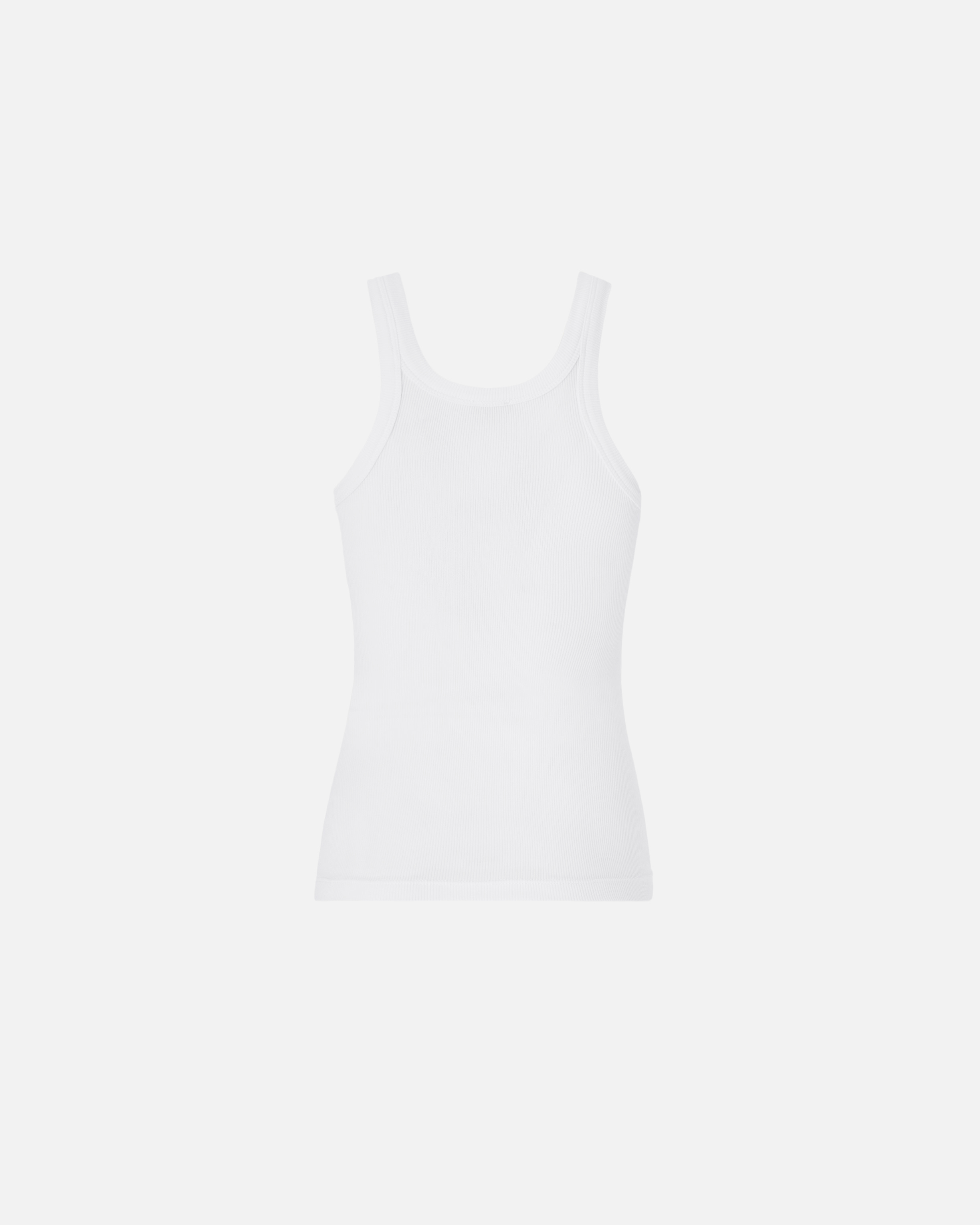 Débardeur en maille côtelée à logo pinko 3d PINKO Blanc