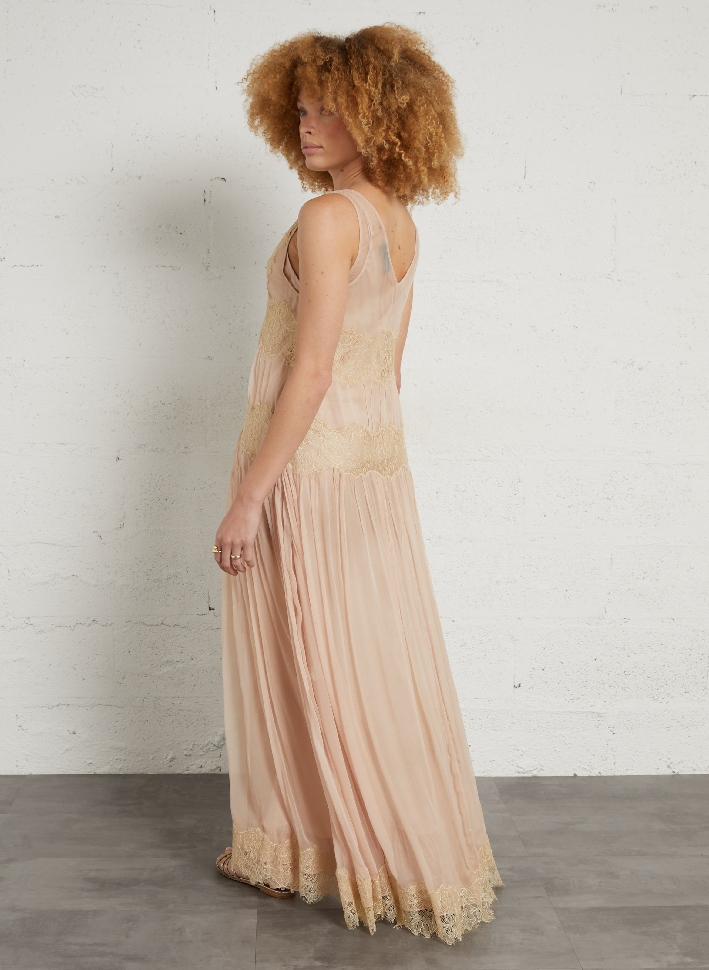 Bead-embroidered dress MES DEMOISELLES Multicolored
