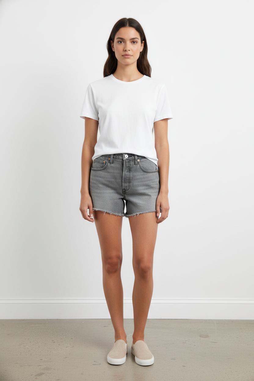 Shorts LEVI'S - Seconde main Grey