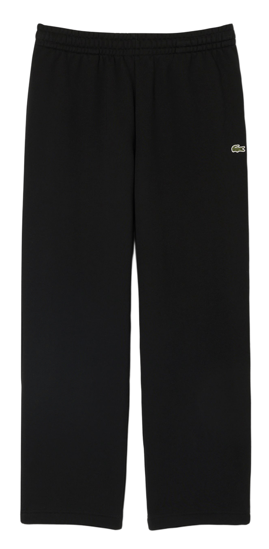 Straight cotton track pants LACOSTE Black