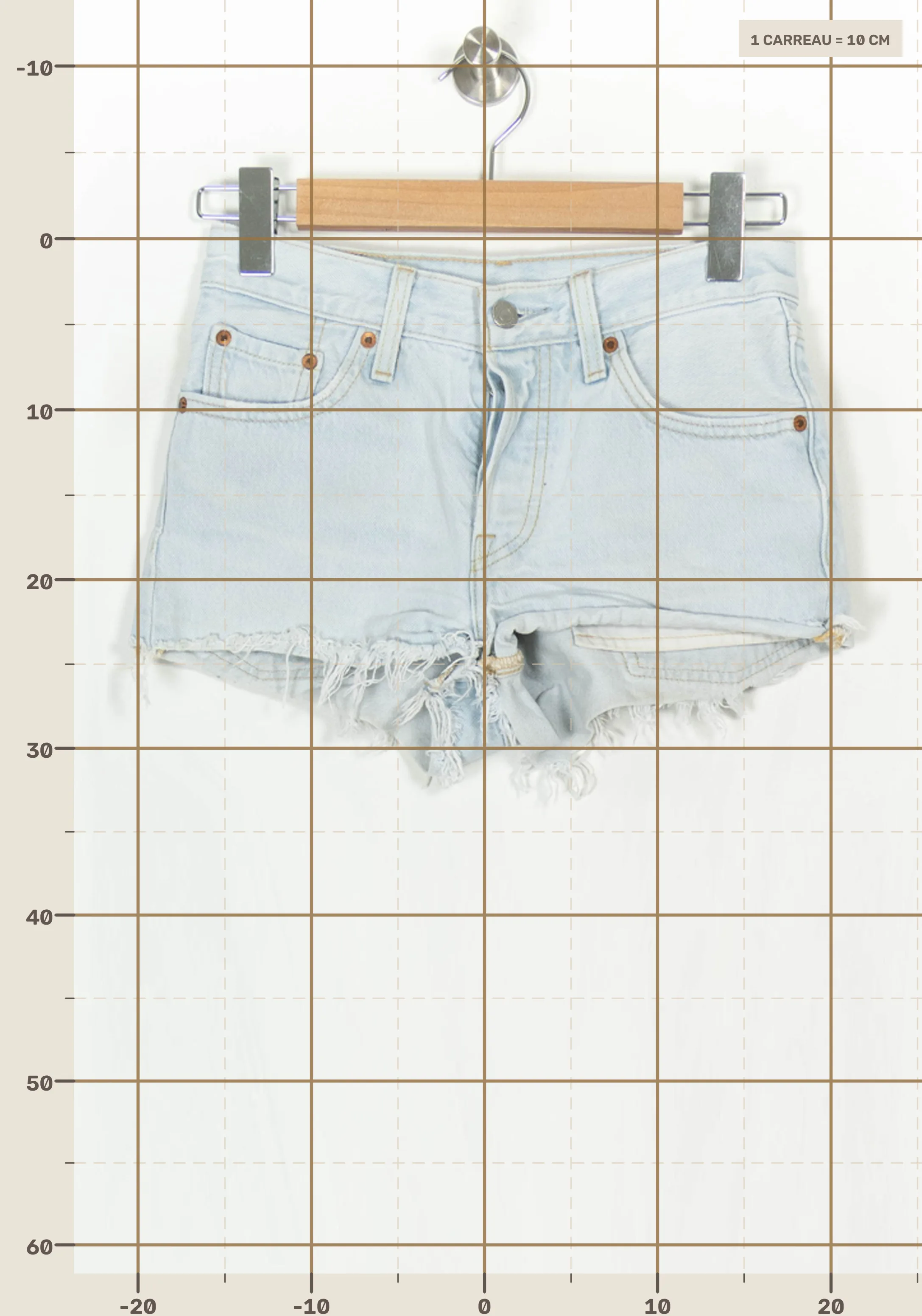 Shorts LEVI'S - Seconde main Blue
